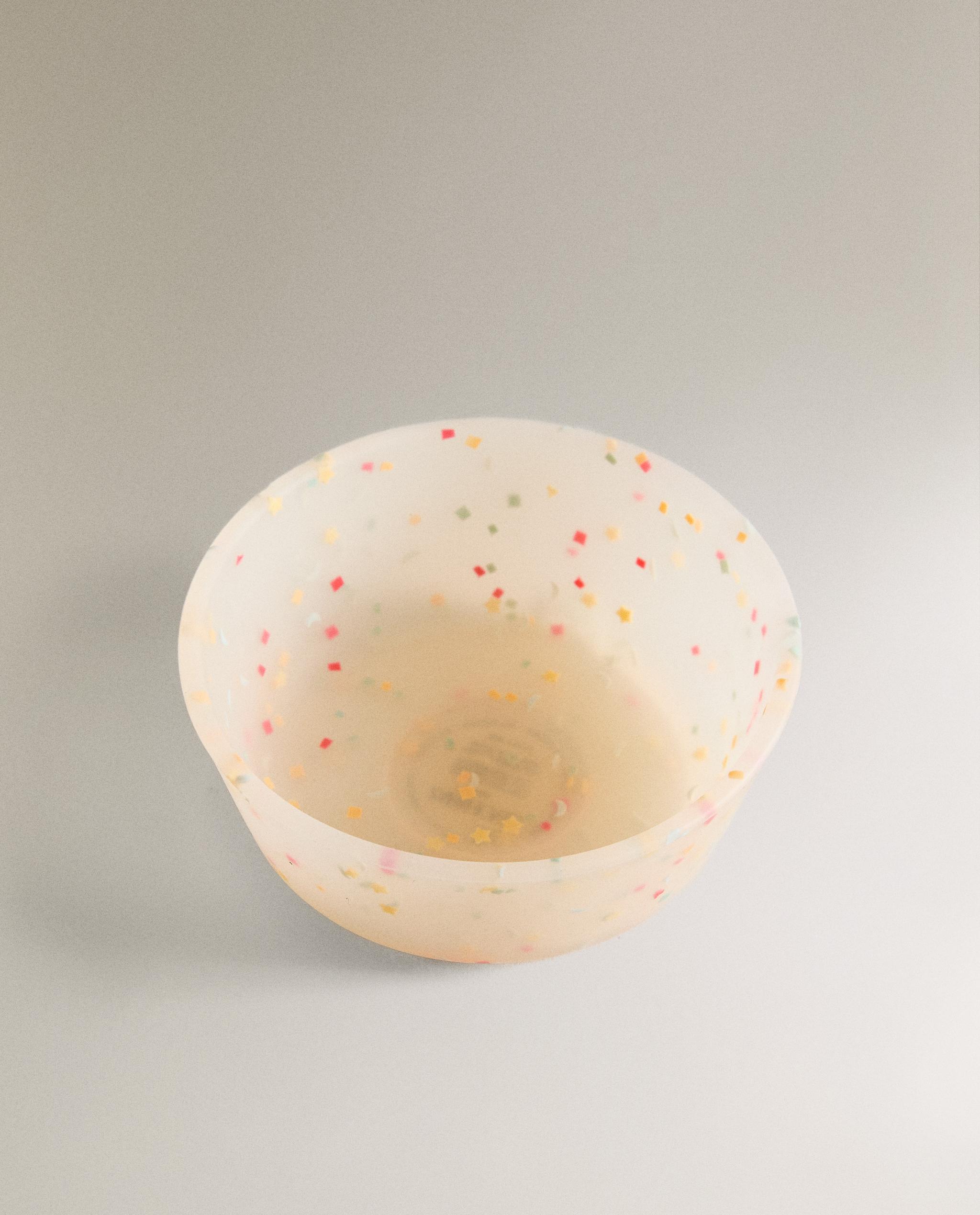 KIDS' SILICONE CONFETTI BOWL