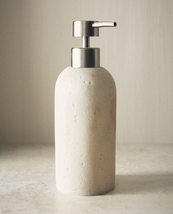 MARBLE-EFFECT SOAP DISPENSER