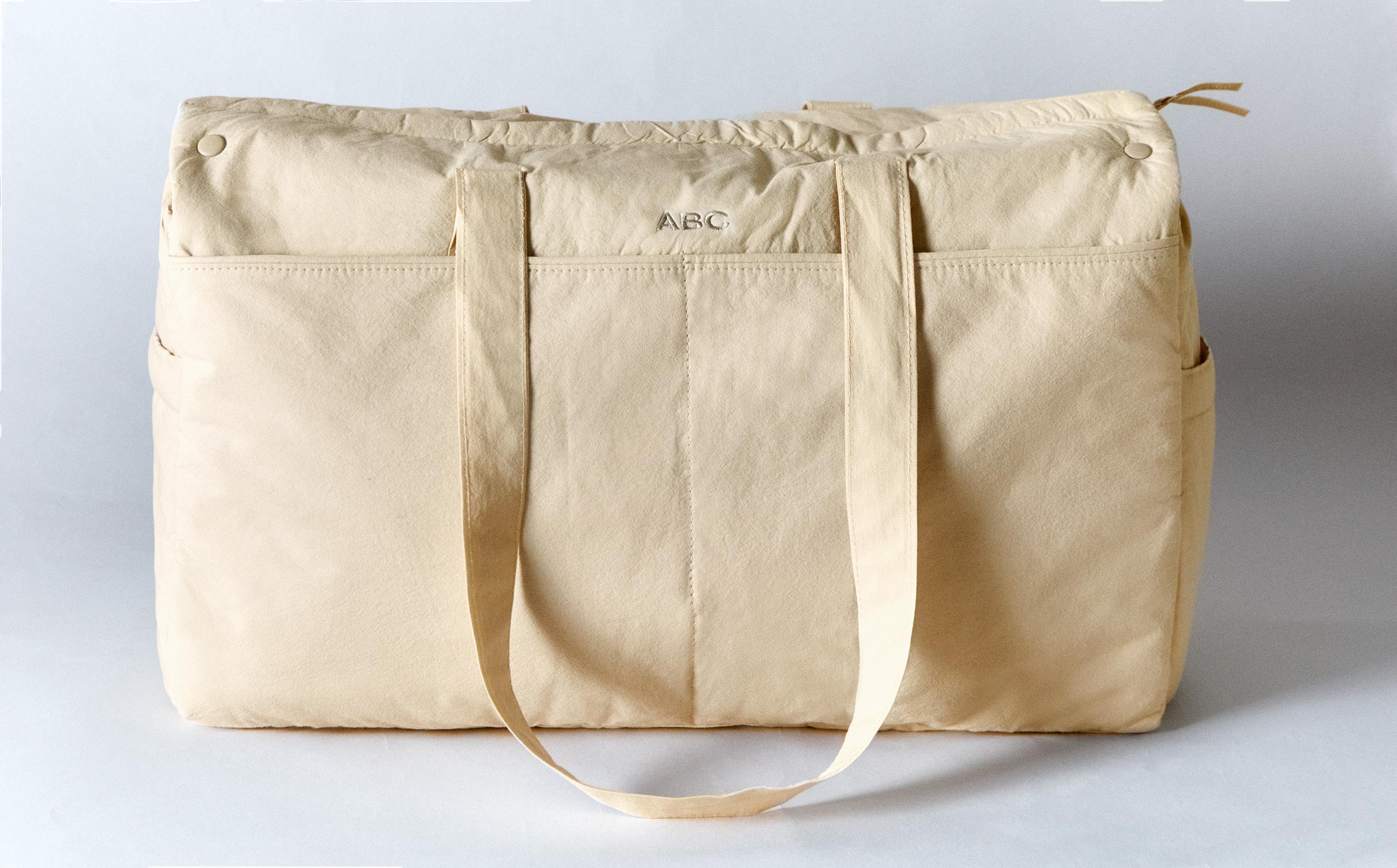 Bag Zara Maternity Us PACK OF STRIPED MATERNITY BAGS Ecru White