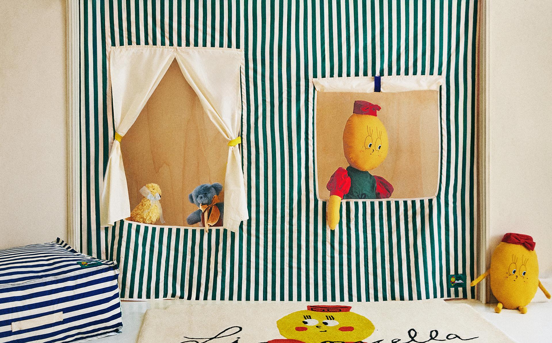 KIDS COTTON CURTAIN WINDOWS X THE ANIMALS OBSERVATORY KIDS COTTON CURTAIN WINDOWS X THE ANIMALS OBSERVATORY