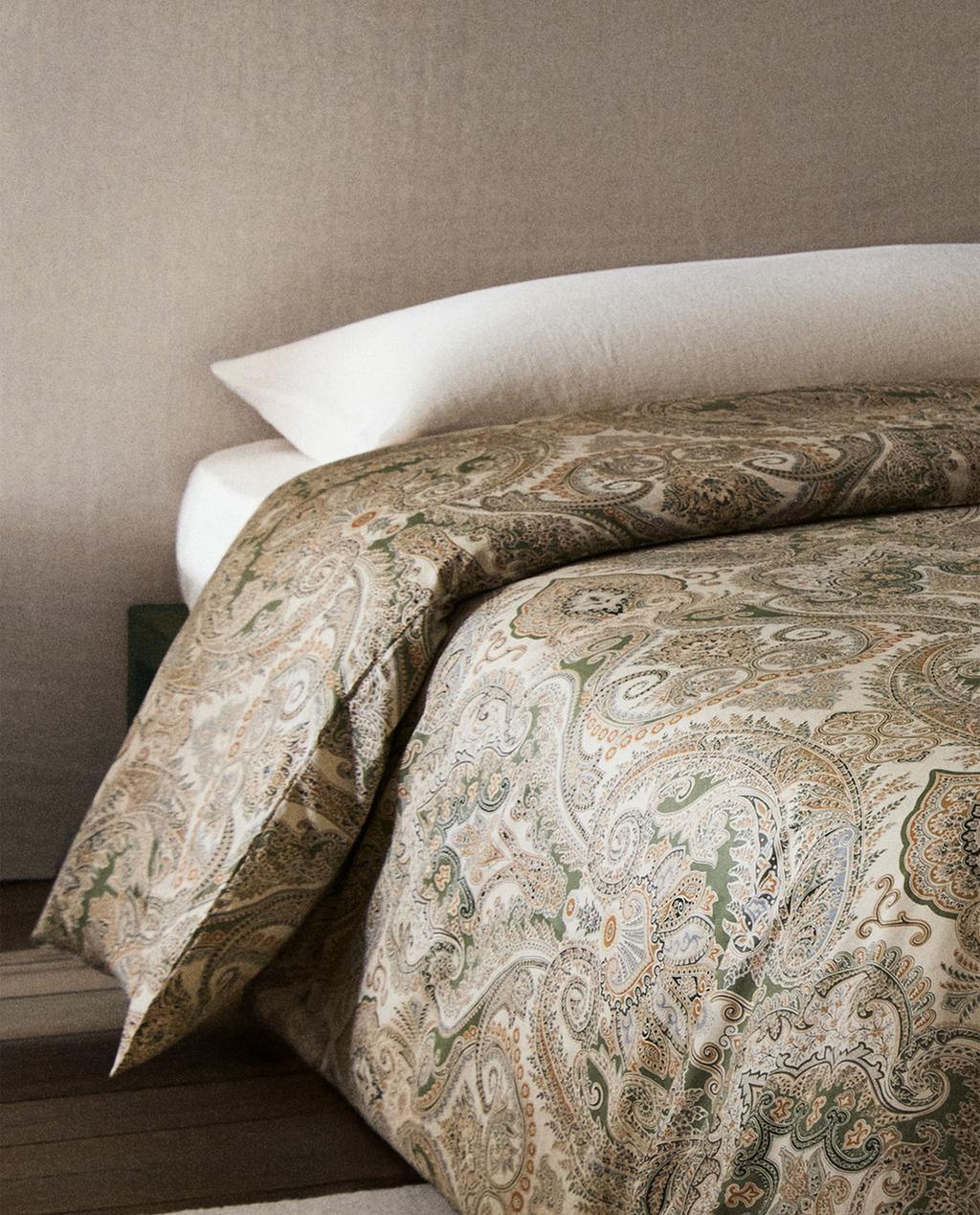 PAISLEY DESENLİ PAMUK SATEN NEVRESİM (300 İPLİKLİ)