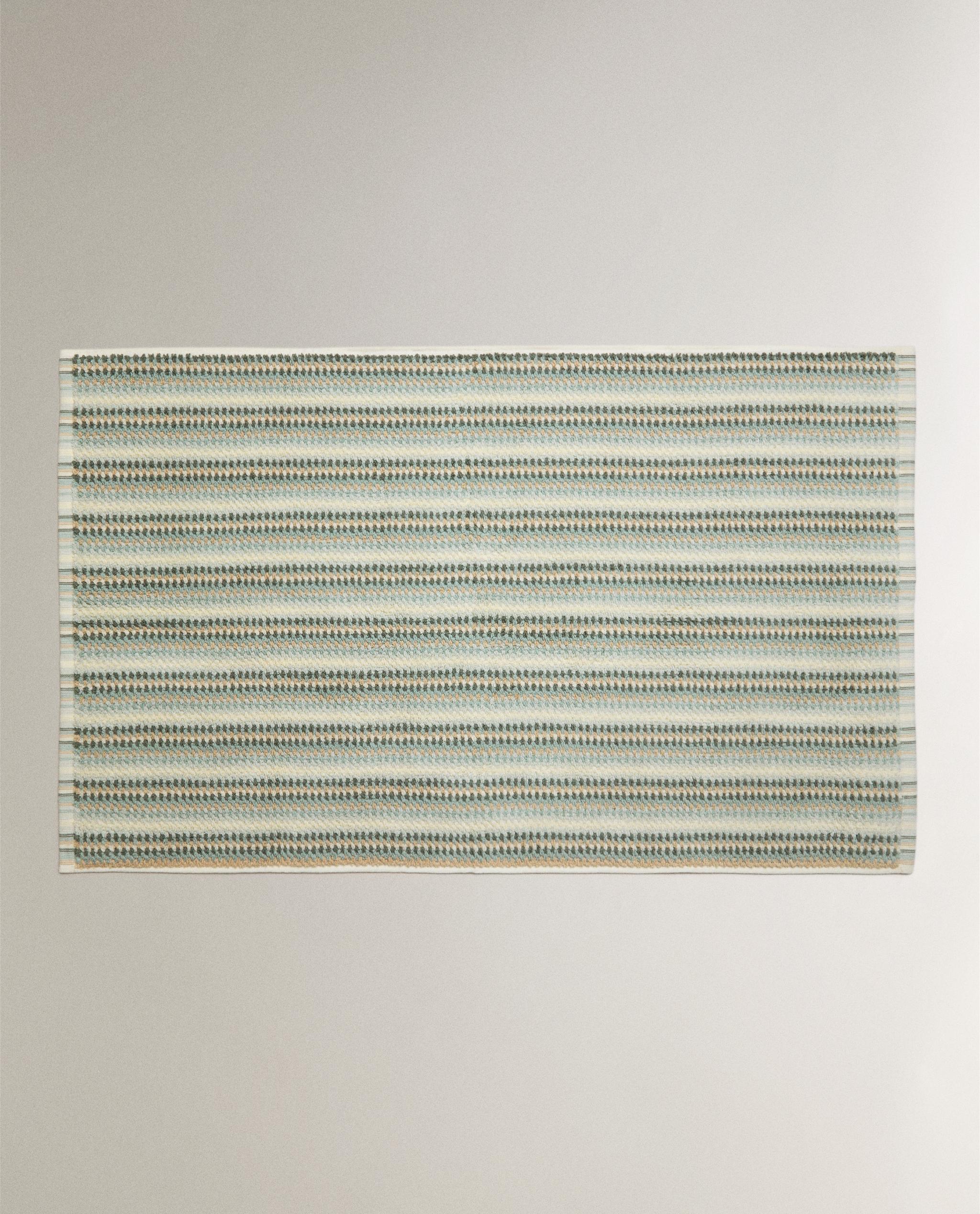 STRIPED COTTON BATH MAT product thumbnail 5