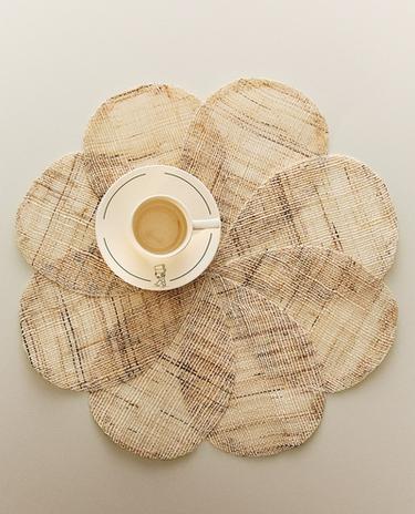 SET DE TABLE FLEUR RAMIE