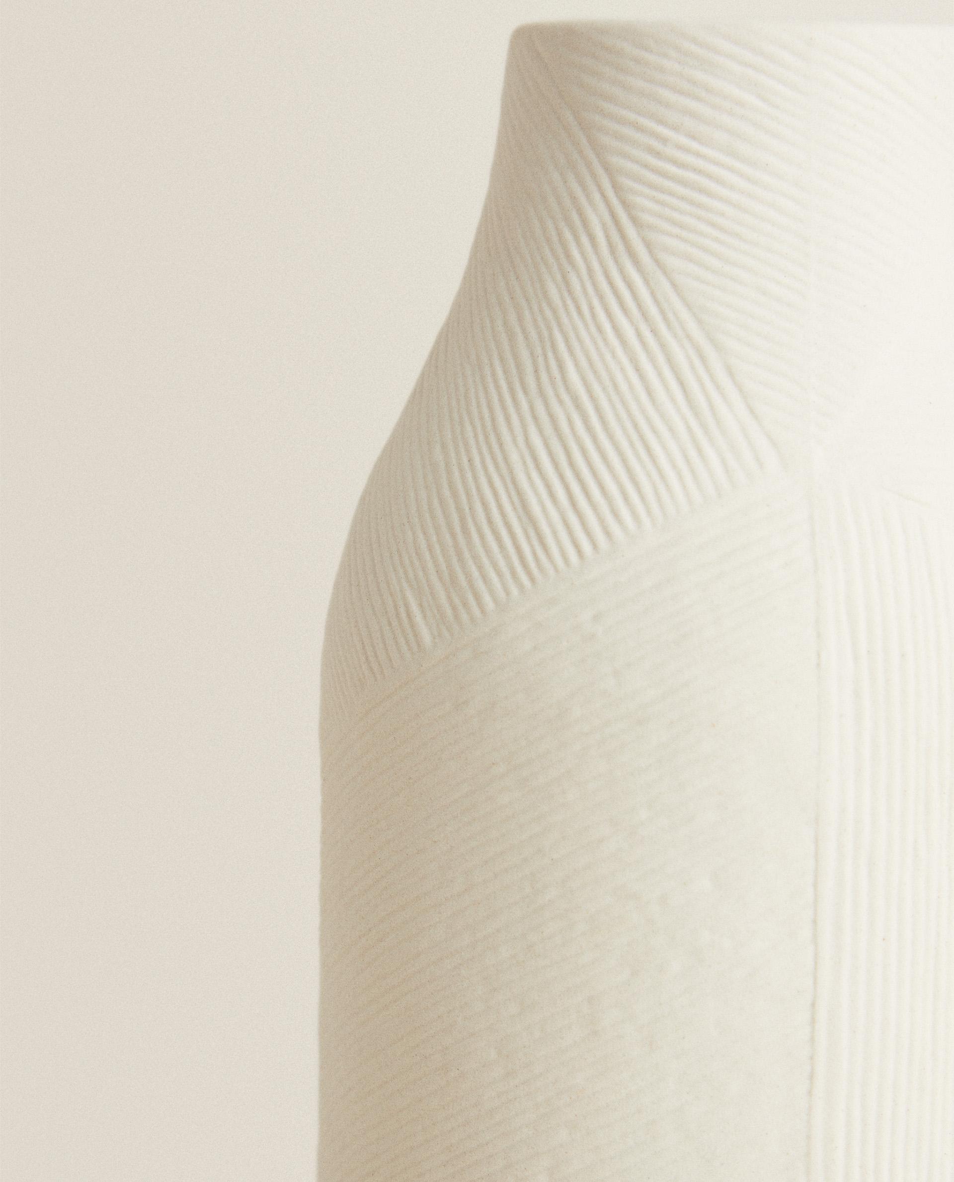 TEXTURED CERAMIC VASE product thumbnail 7