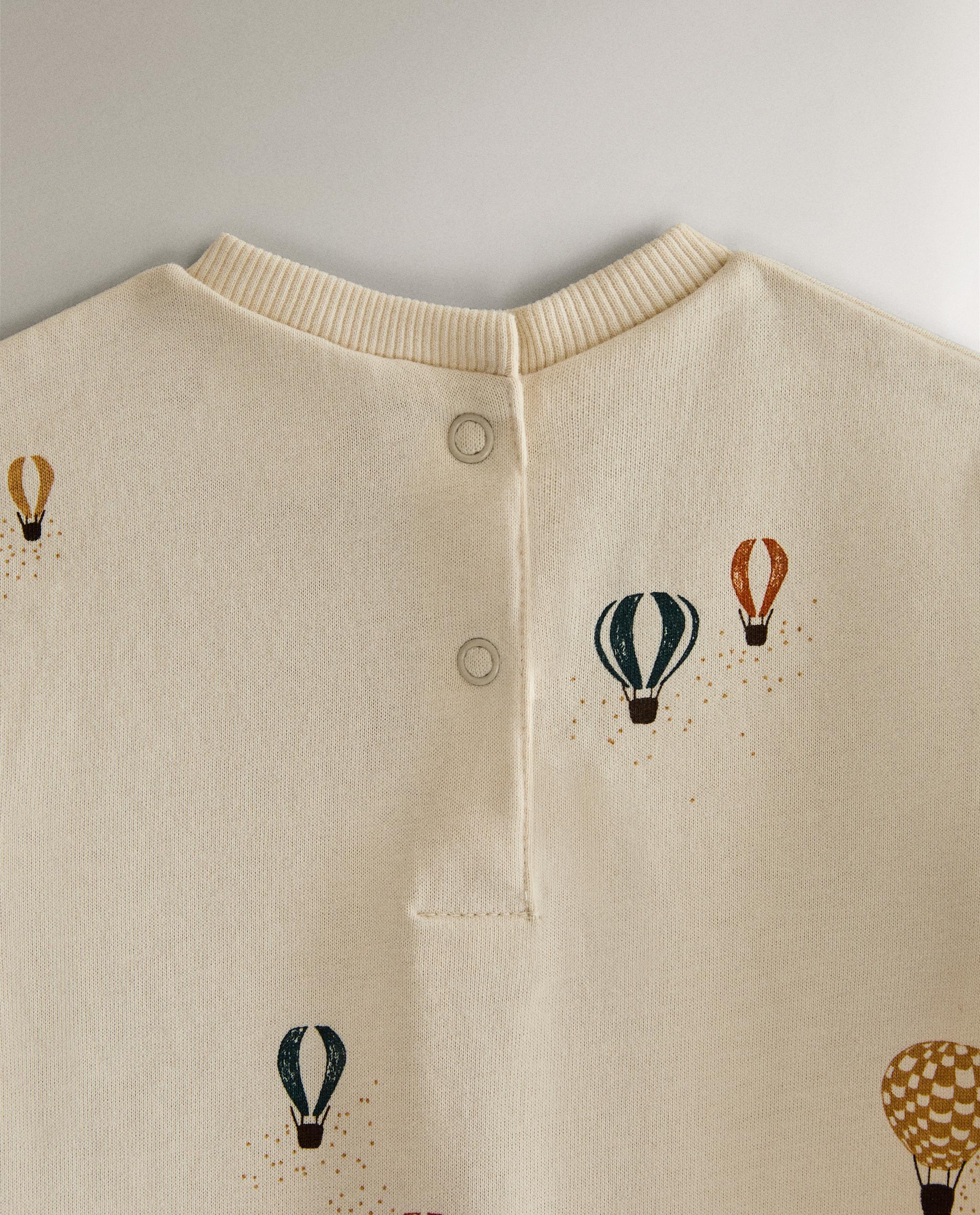 BALLOON COTTON JERSEY BABY ROMPER product thumbnail 2