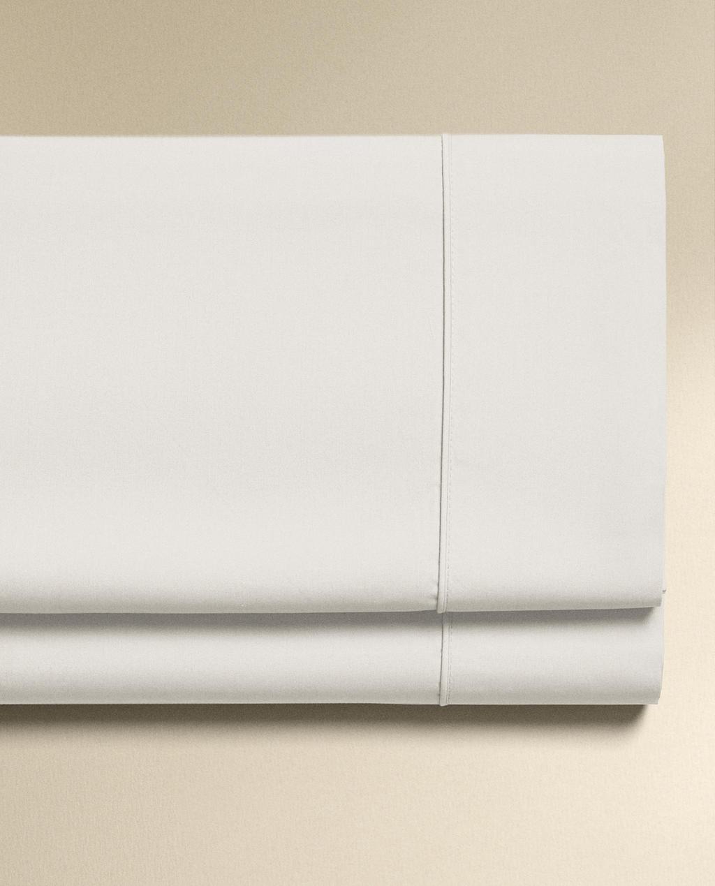 PERCALE COTTON FLAT SHEET (300 THREAD COUNT)