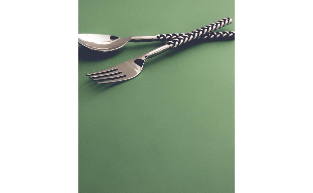 CUTLERY WITH BRAIDED HANDLE