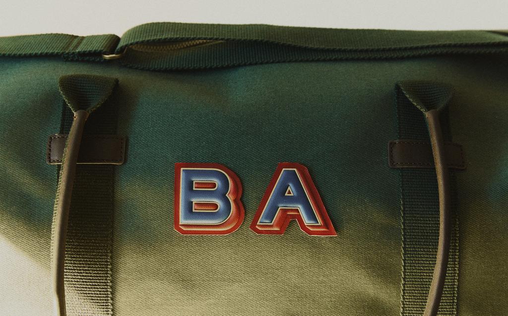 가죽 알파벳 패치