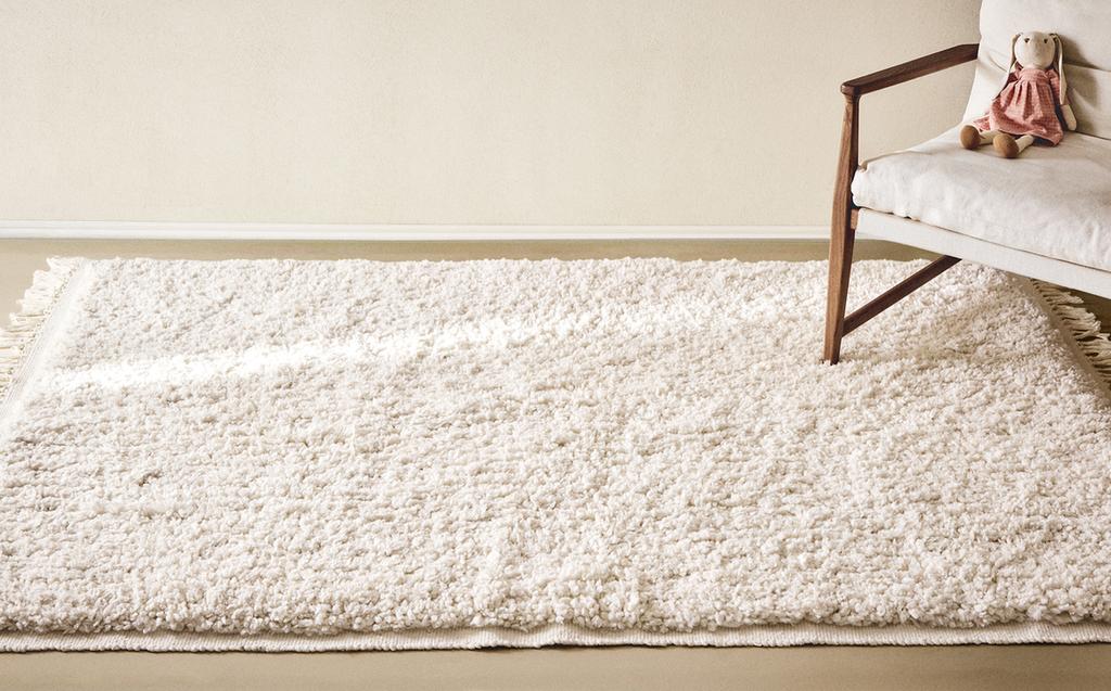 RECTANGULAR TEXTURED COTTON RUG