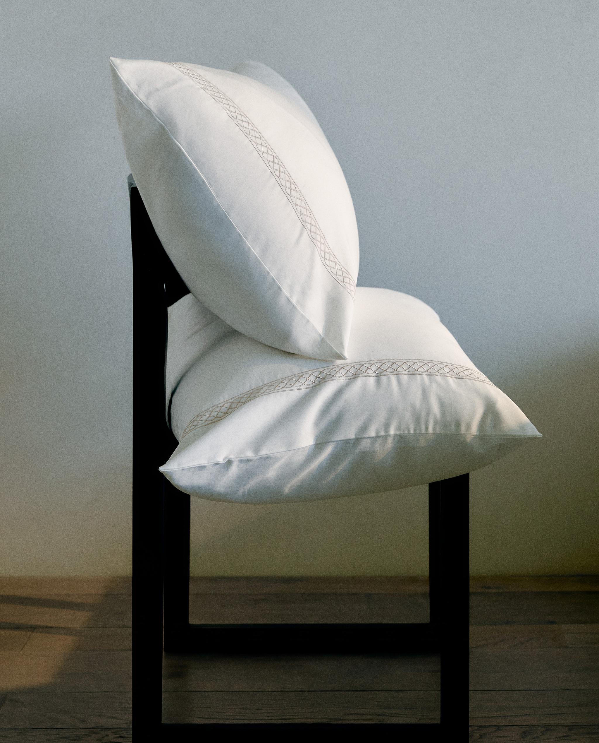 EMBROIDERED SATEEN PILLOWCASE product thumbnail 5