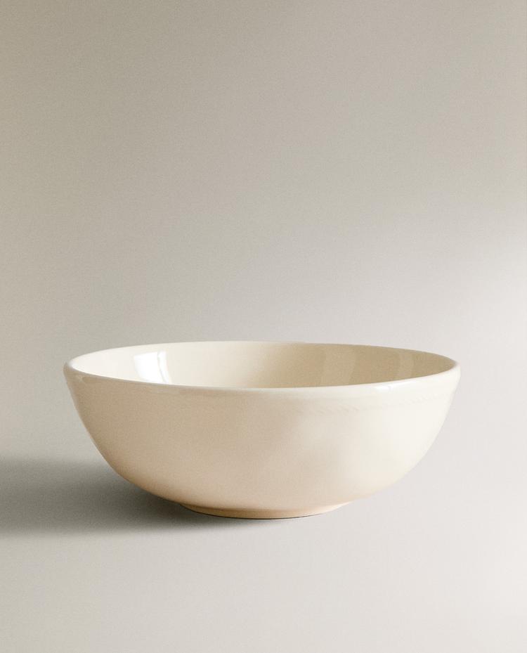 CHAIN EARTHENWARE SALAD BOWL