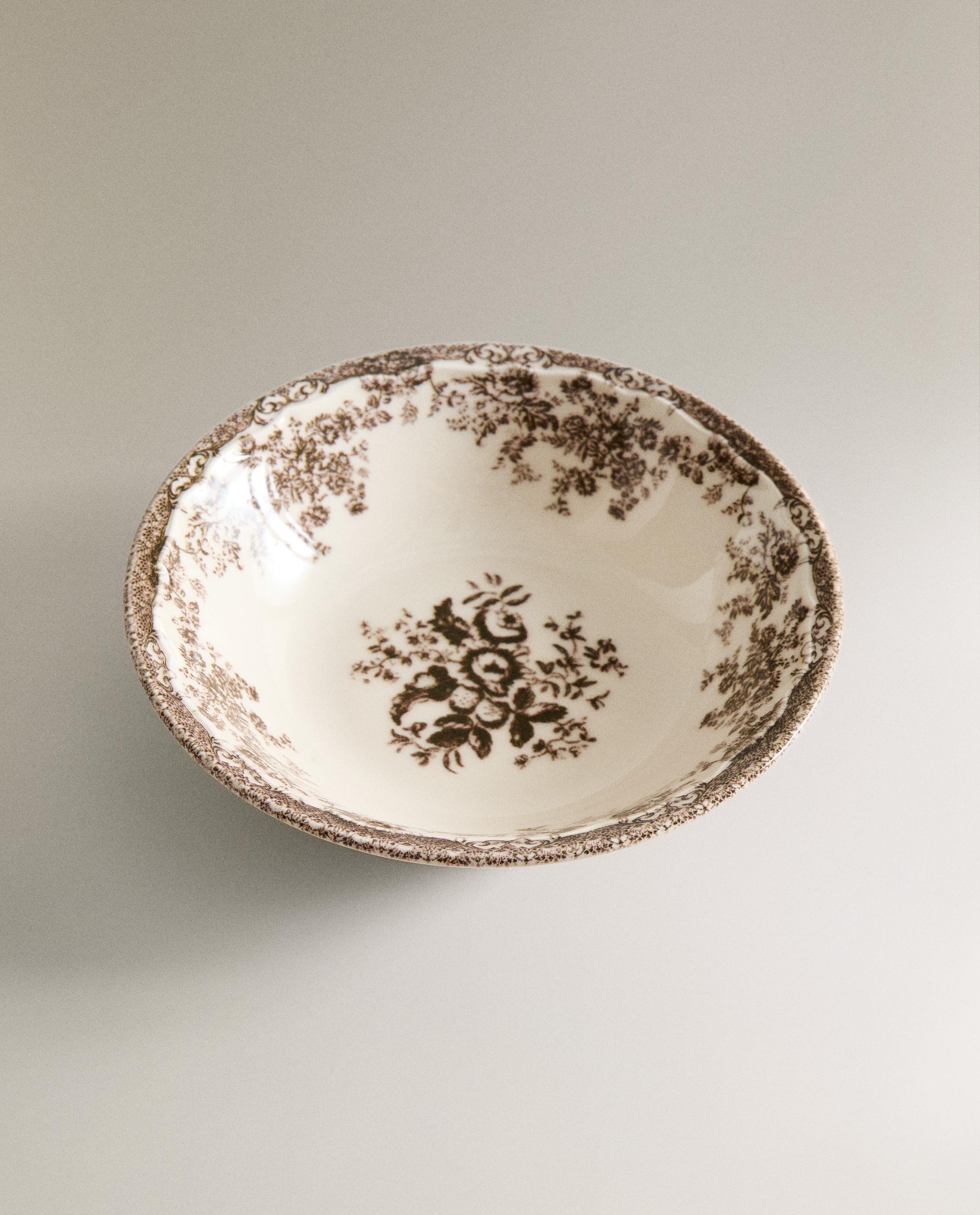 FLORAL EARTHENWARE BOWL product thumbnail 12