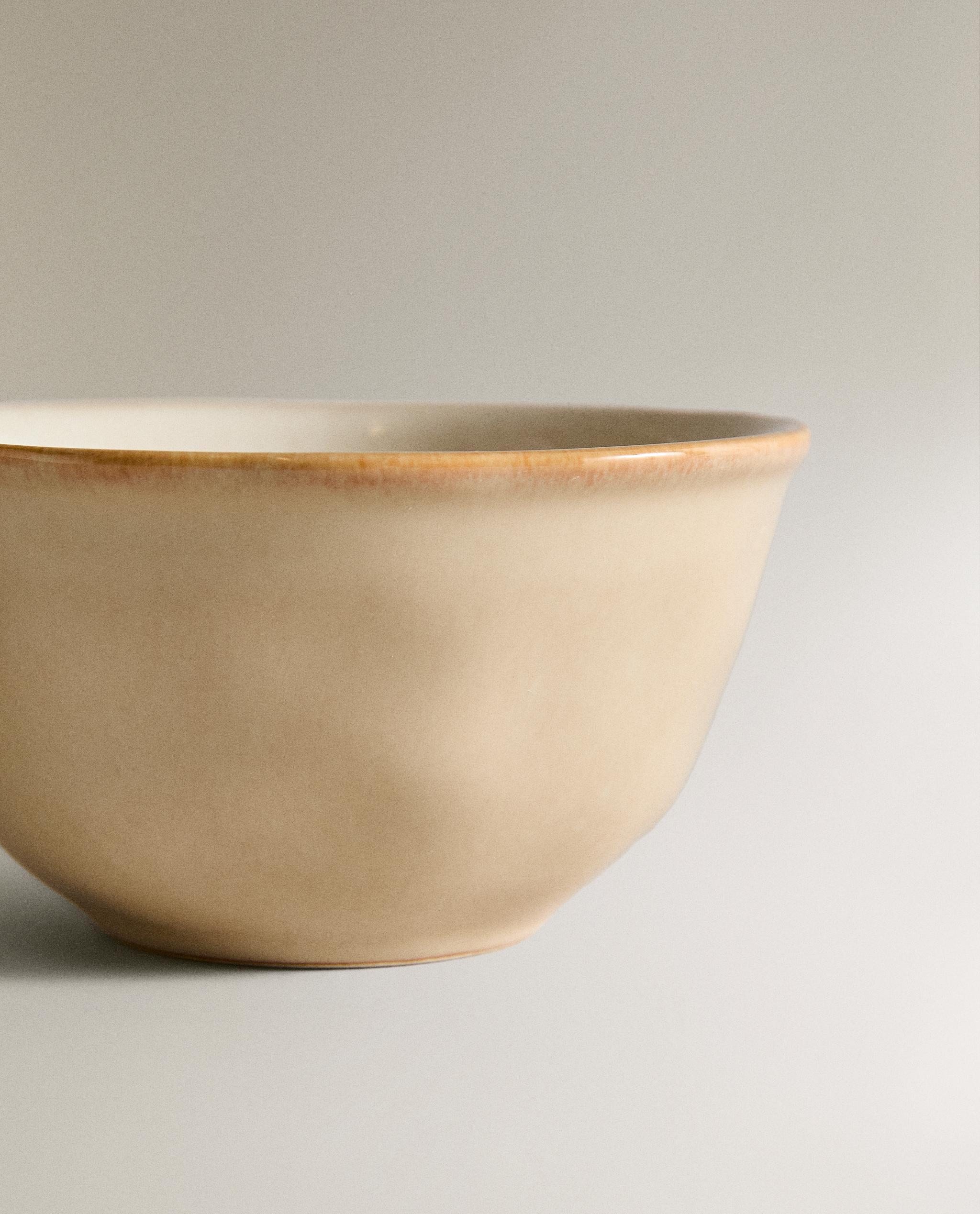 STONEWARE BOWL WITH IRREGULAR EDGE product thumbnail 7
