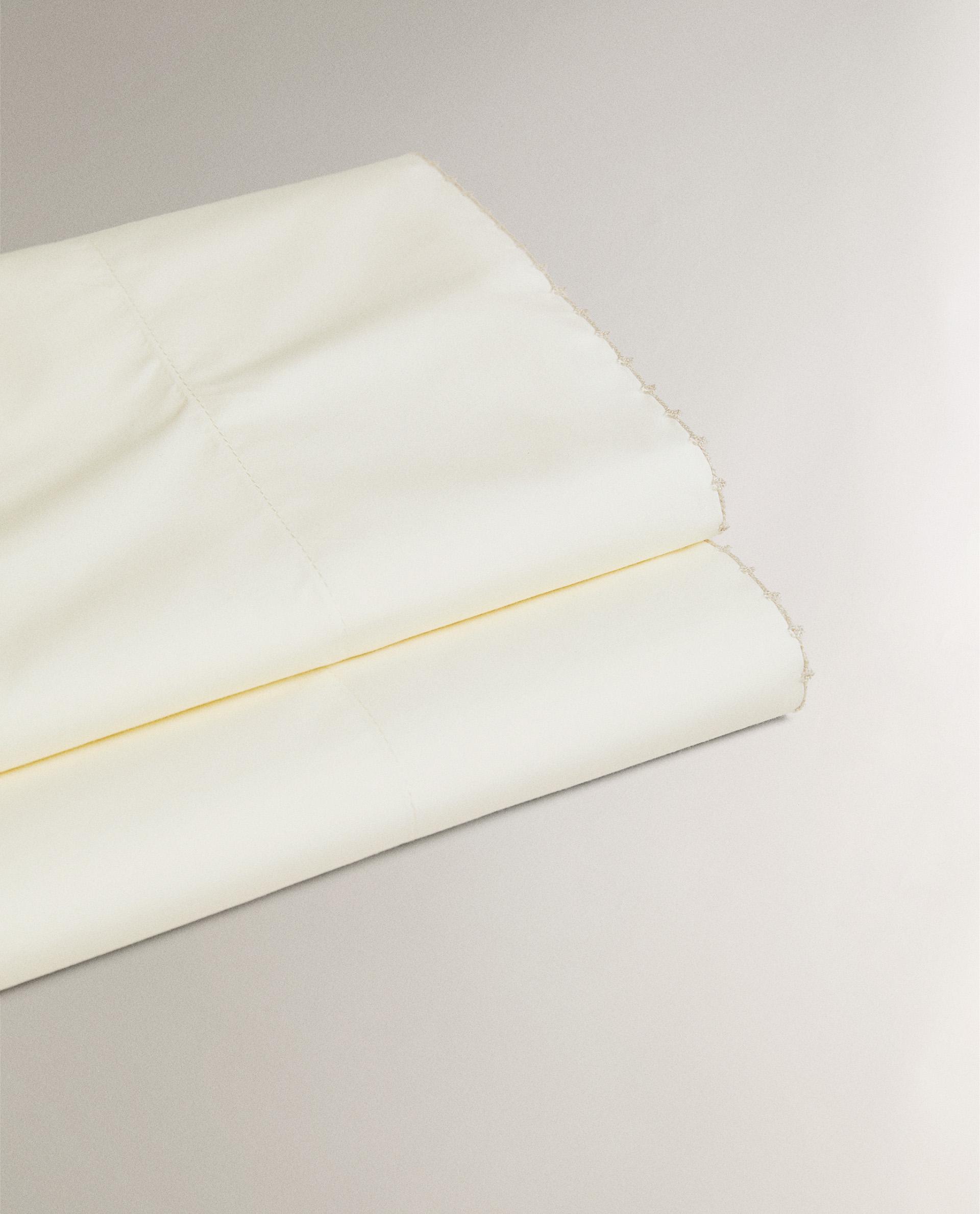 縁取り刺繍入り トップシーツ | Zara Home 日本/Japan