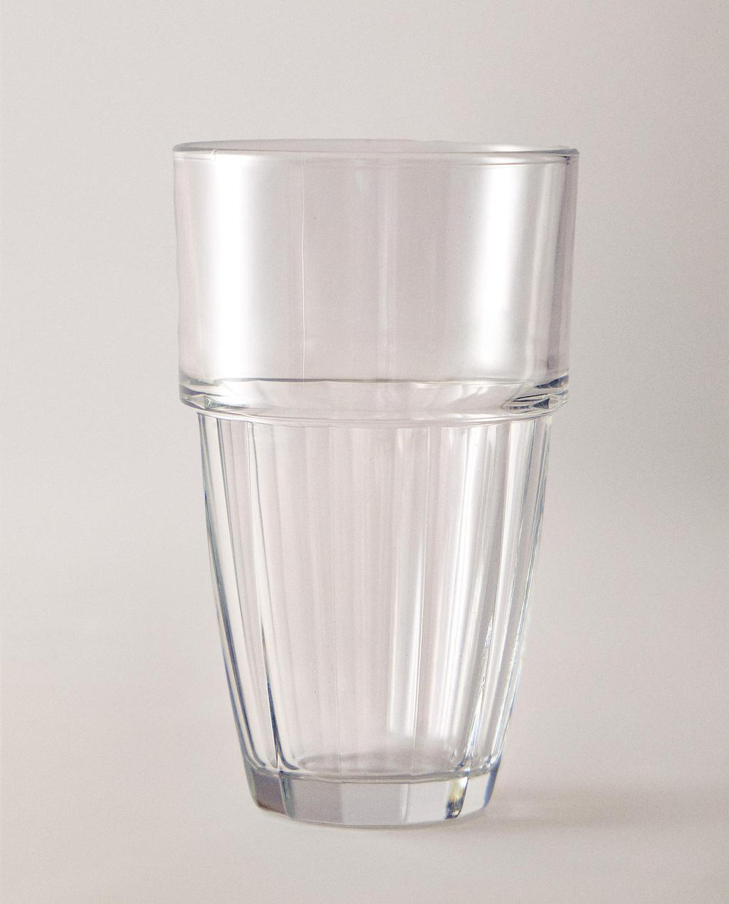 Faceted glass