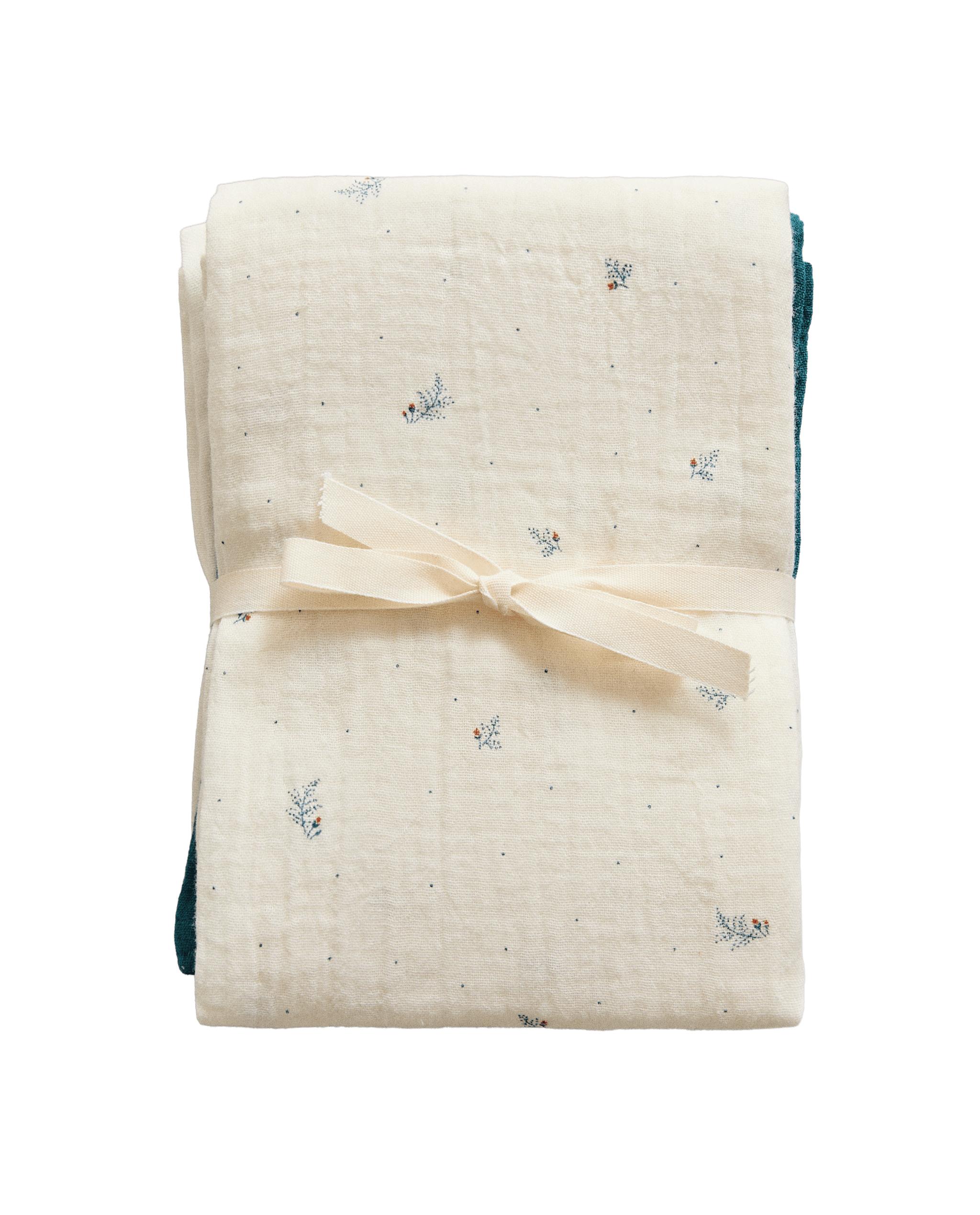 FLORAL BABY MUSLIN CLOTHS (PACK OF 3) product thumbnail 6