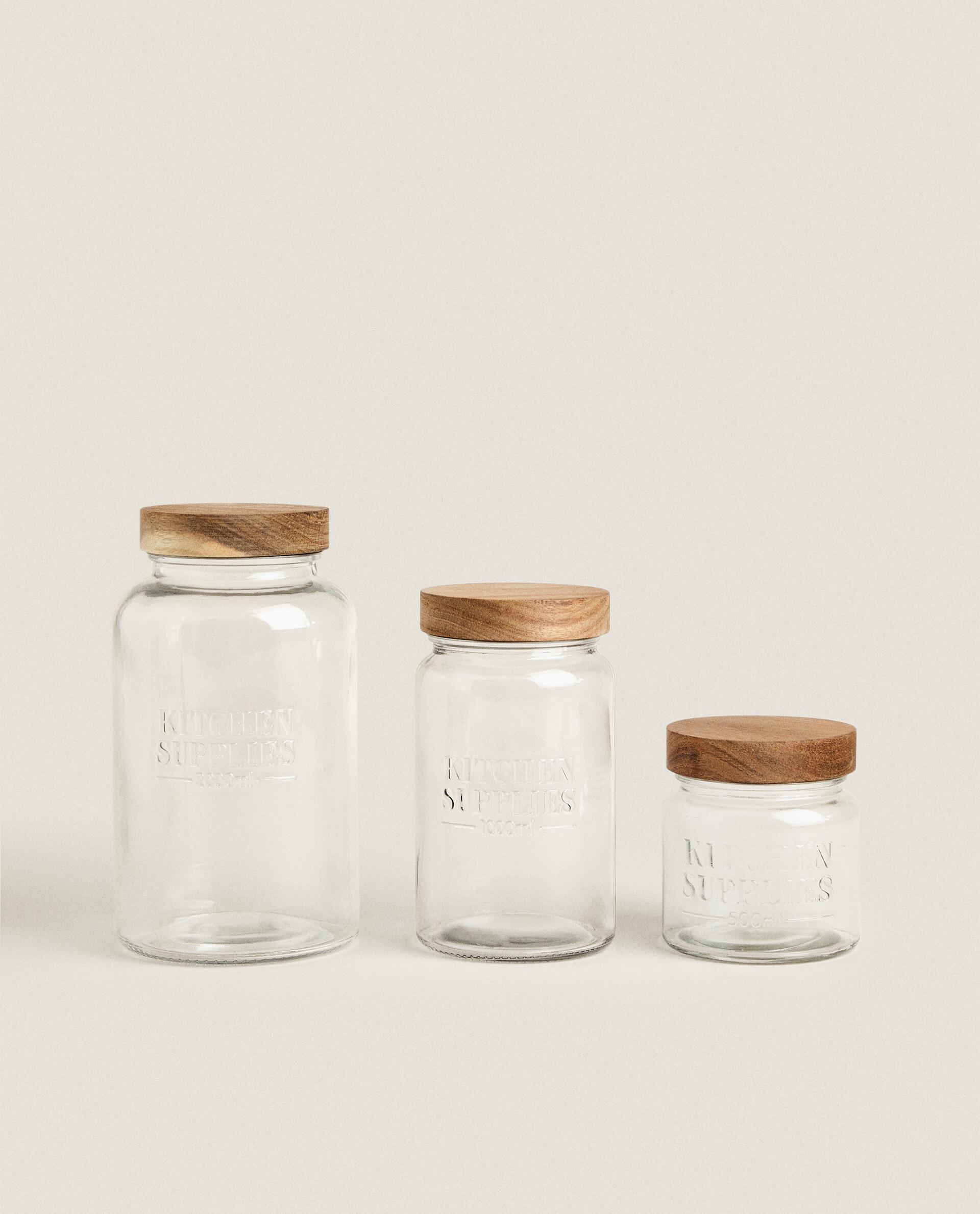 GLASS SCREW-ON STORAGE JAR product thumbnail 13