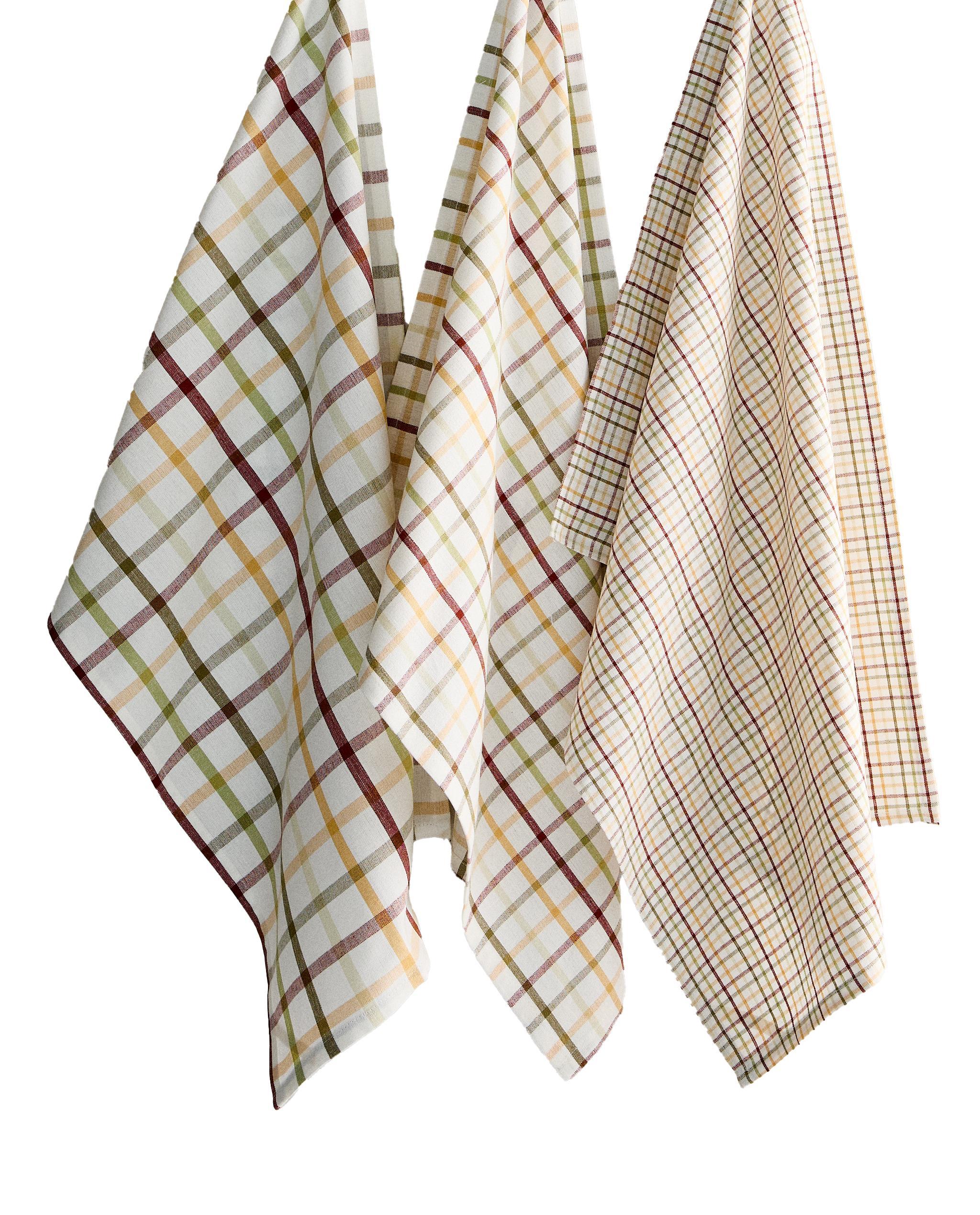 SET OF DYED THREAD TEA TOWELS (SET OF 3) product thumbnail 2