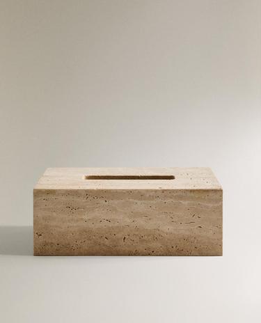 BEIGE MARBLE TISSUE BOX