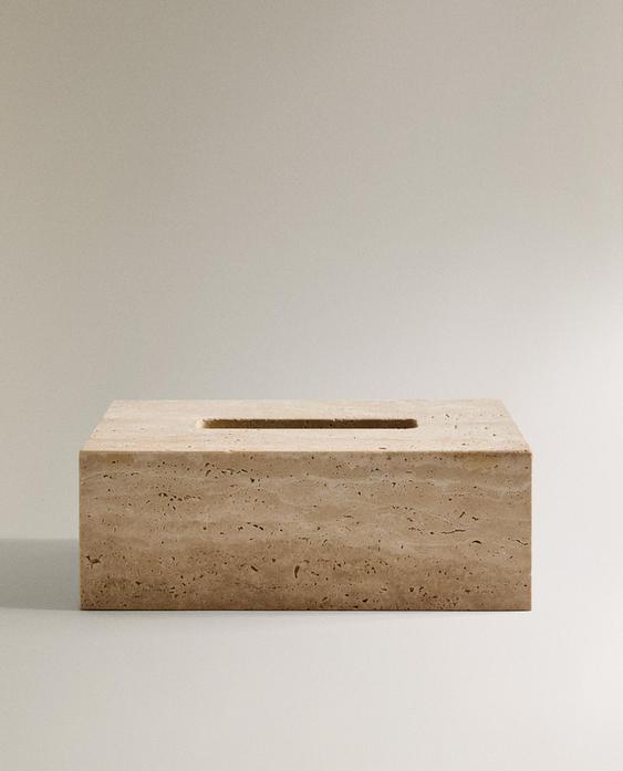 BEIGE MARBLE TISSUE BOX BEIGE MARBLE TISSUE BOX