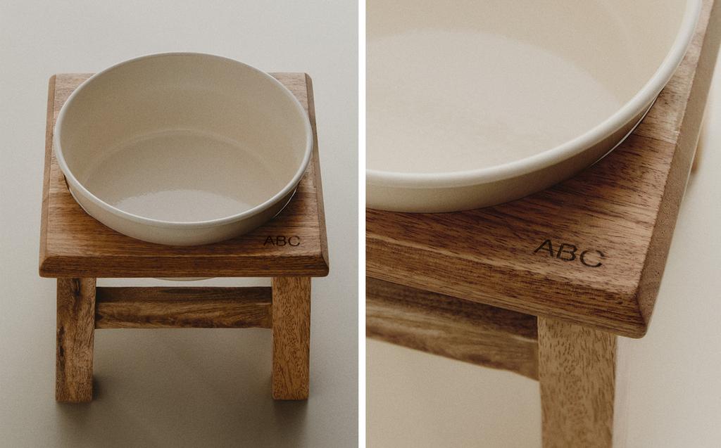 PET FOOD BOWL WITH STAND PET FOOD BOWL WITH STAND