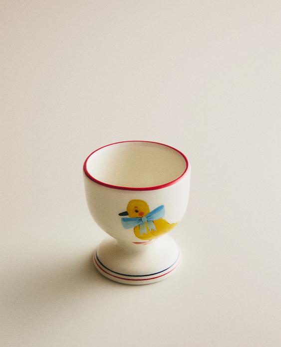 PORCELAIN EGG CUP WITH BIRD X THE ANIMALS OBSERVATORY