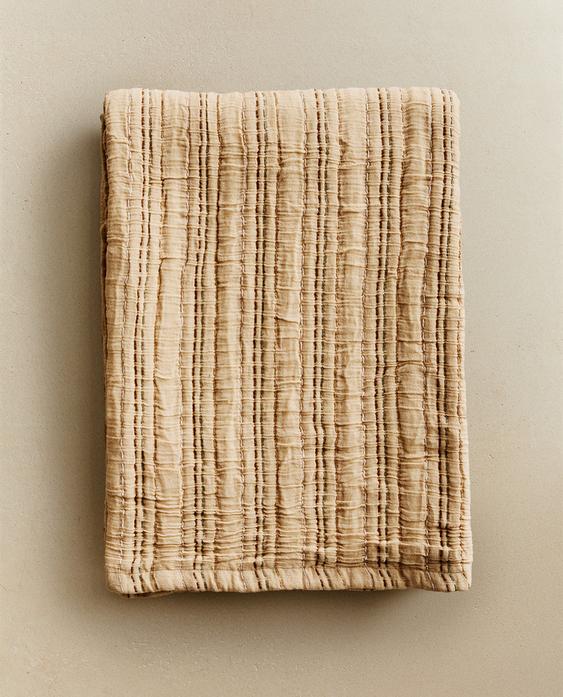 COTTON MUSLIN THROW