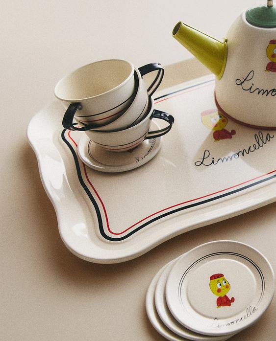 KIDS' LIMONCELLA X THE ANIMALS OBSERVATORY TOY DINNER SET