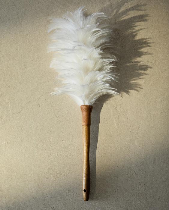 WOODEN FEATHER DUSTER