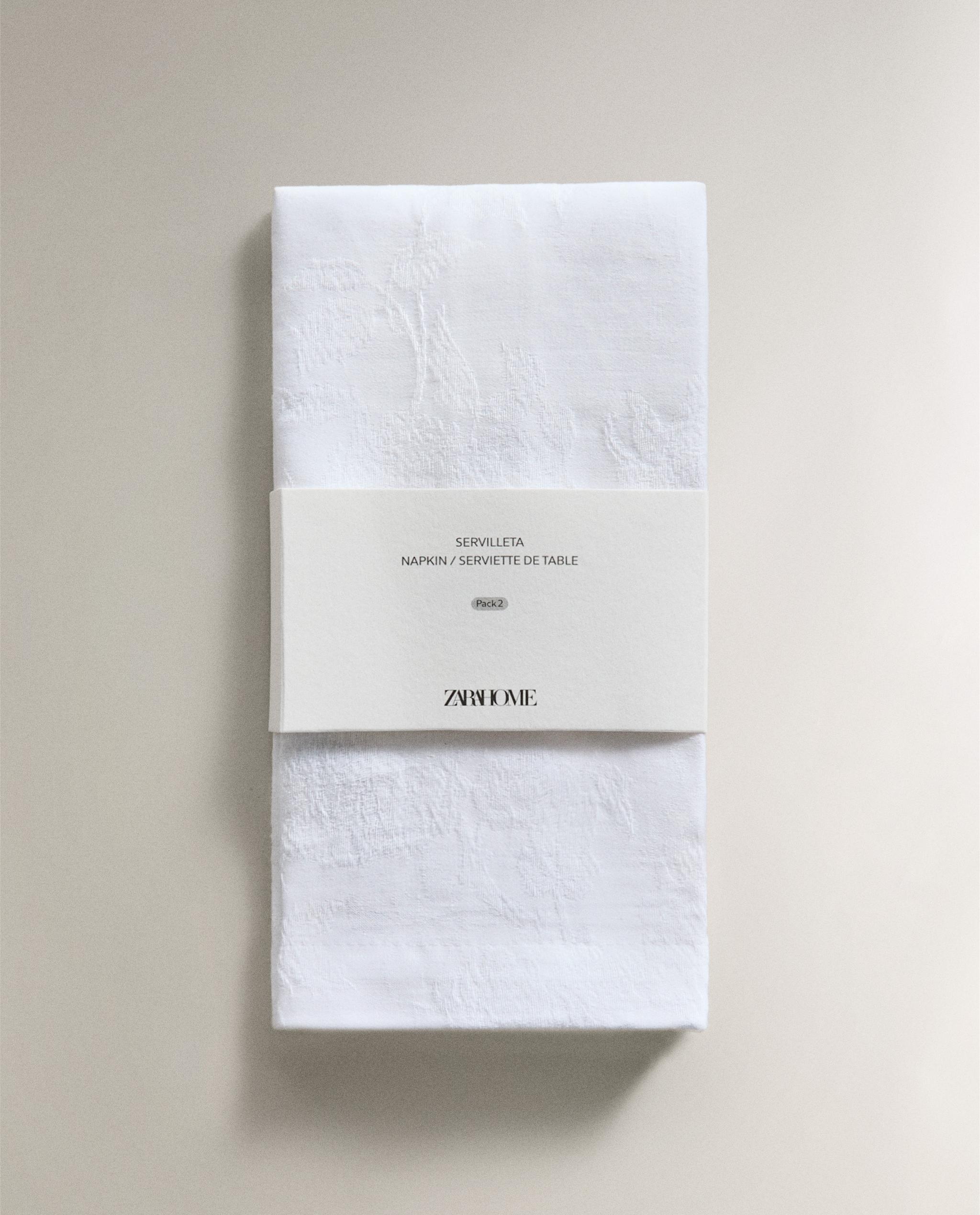 PACK OF COTTON JACQUARD NAPKINS (PACK OF 2) product thumbnail 18