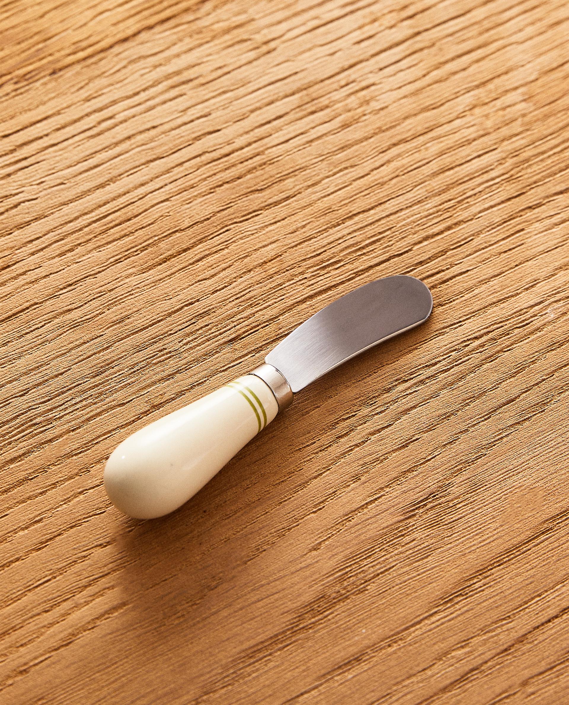 BUTTER KNIFE WITH CERAMIC HANDLE