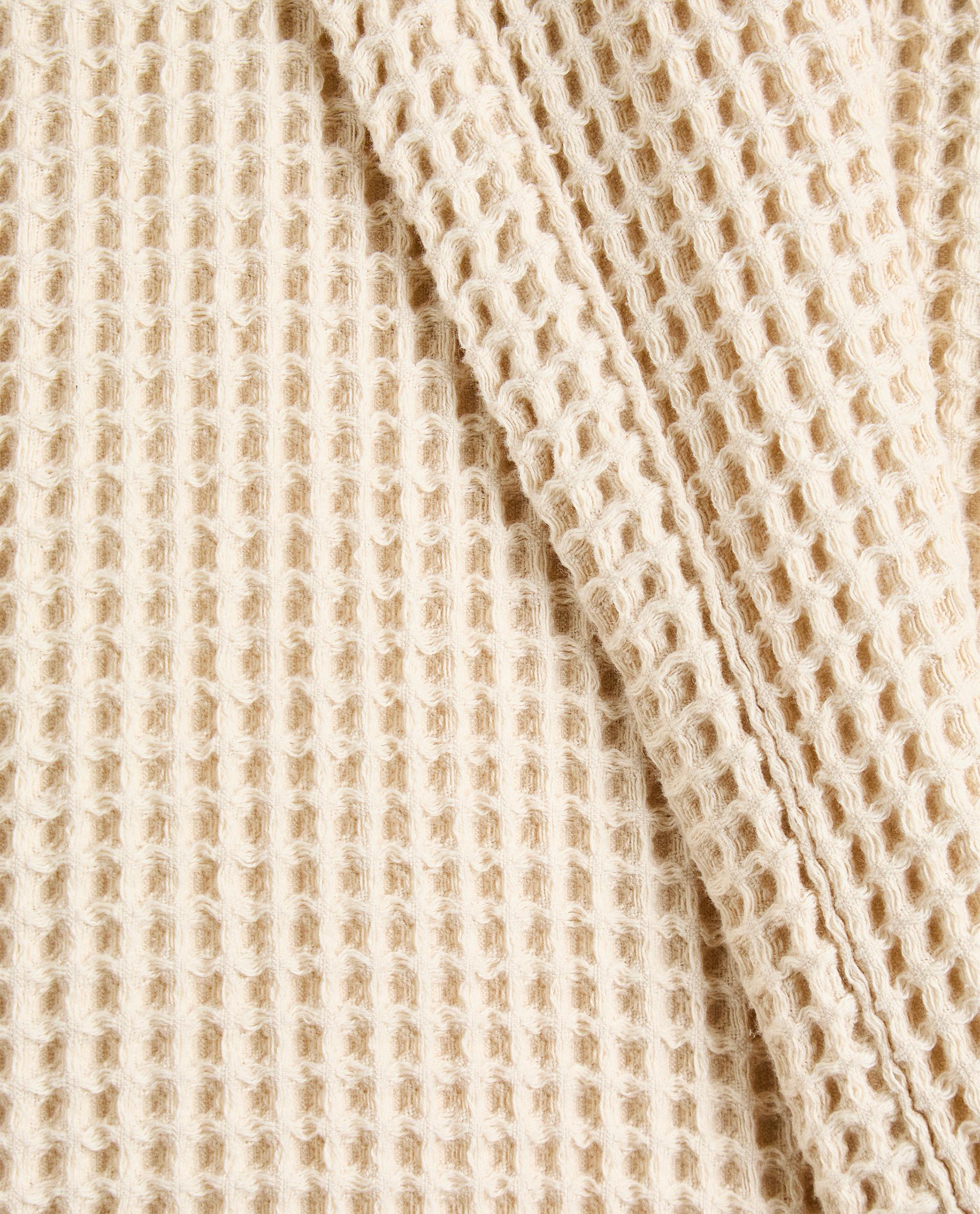 COTTON WAFFLE-TEXTURE BATHROBE product thumbnail 18