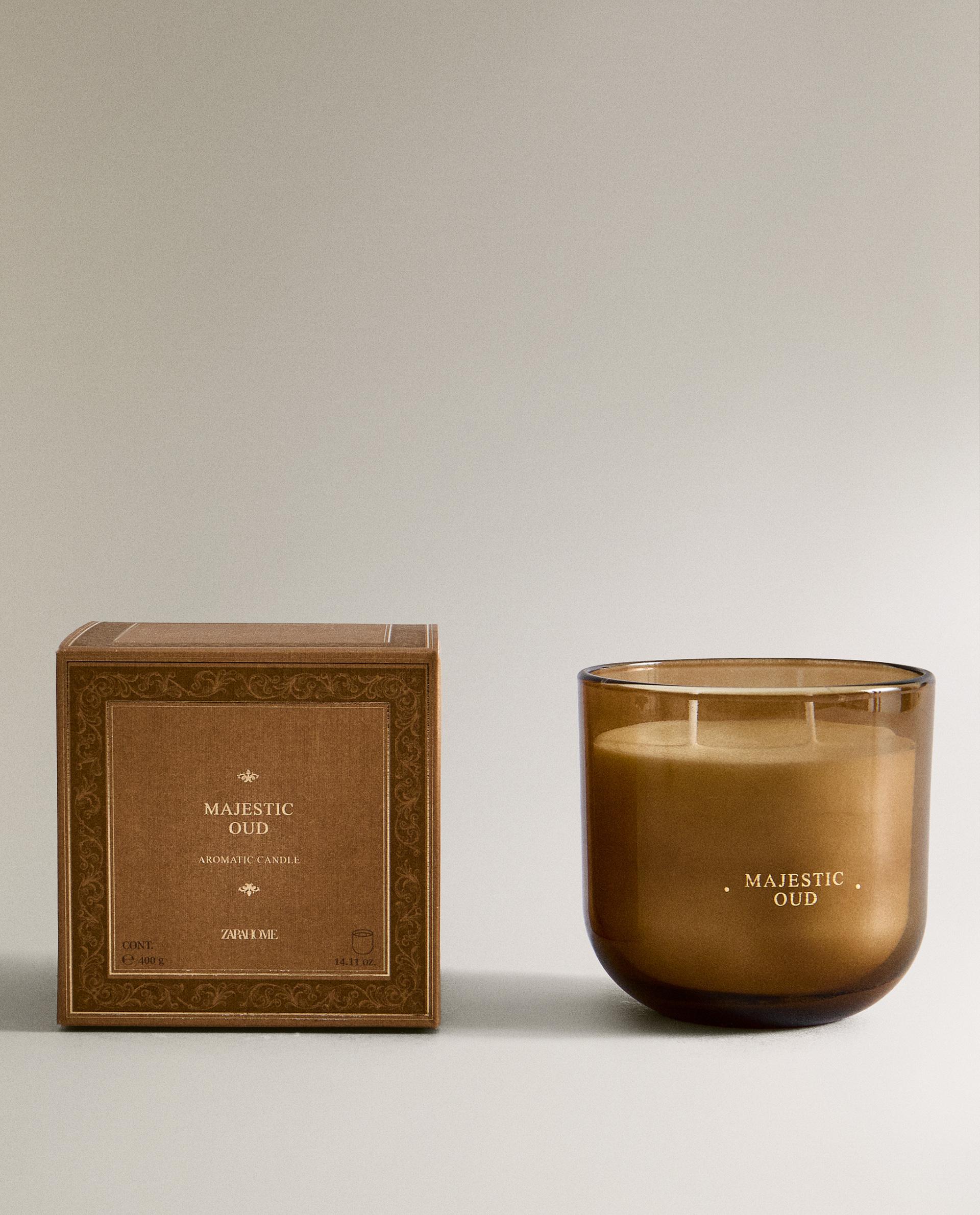 (400 G) MAJESTIC OUD SCENTED CANDLE