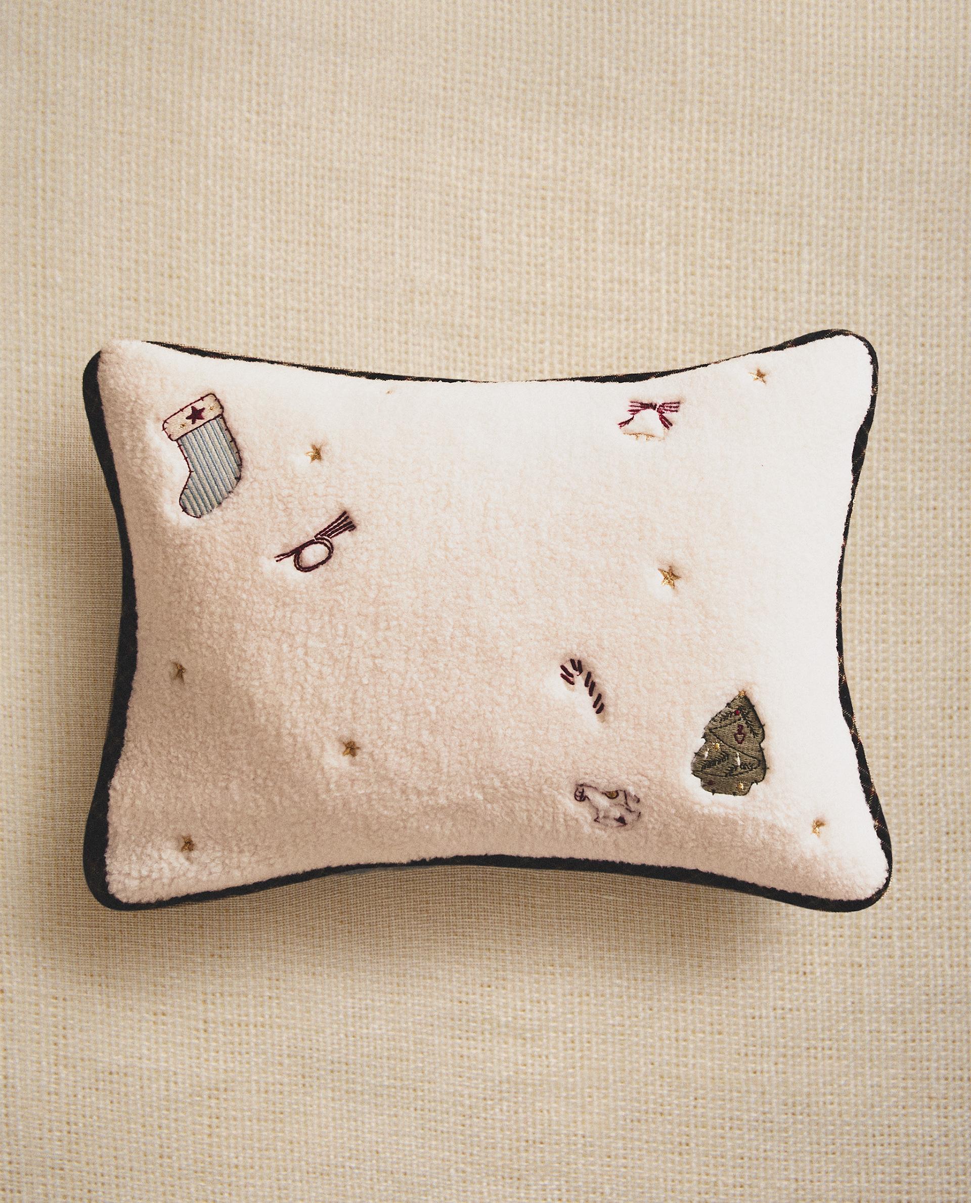 キッズ クリスマスレター クッションカバー | Zara Home 日本/Japan