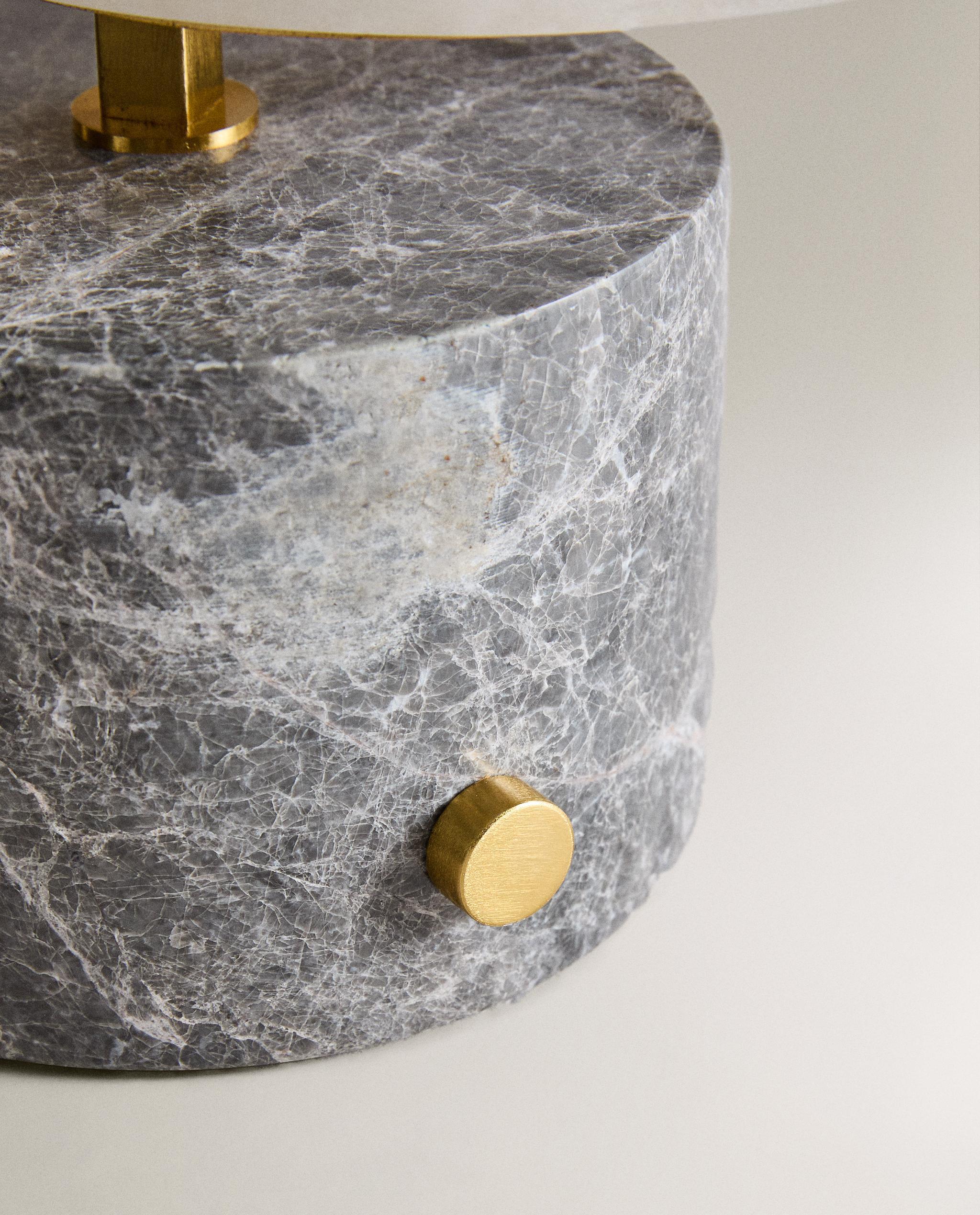 ALABASTER AND MARBLE TABLE LAMP product thumbnail 9