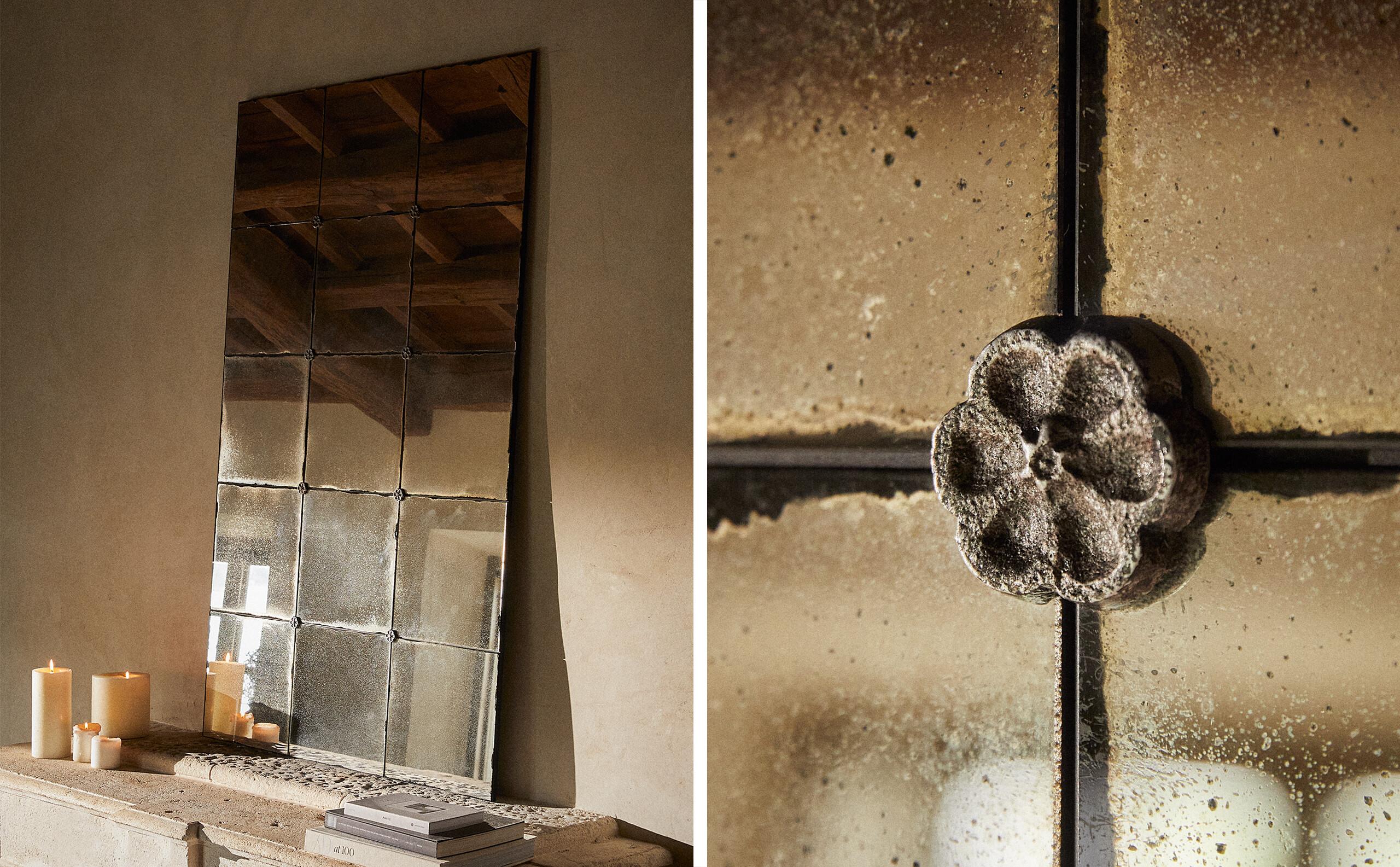 ANTIQUE-FINISH WALL MIRROR | Zara Home Canada