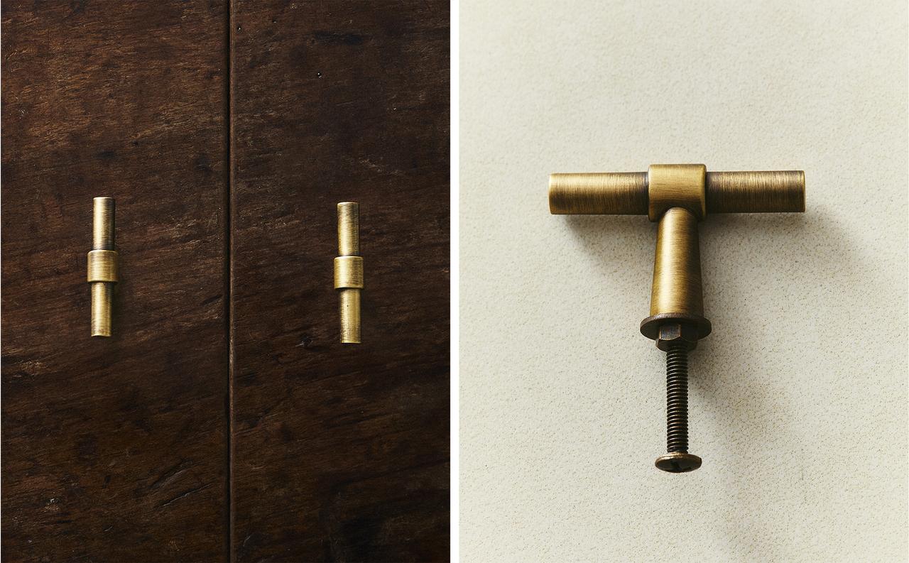 PACK OF GOLDEN METAL HANDLES (PACK OF 2)