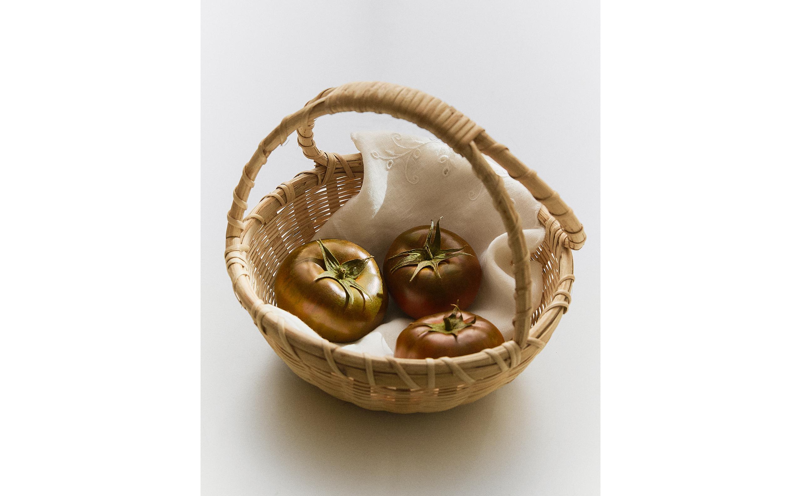 DOUBLE HANDLE BAMBOO BASKET product thumbnail 8