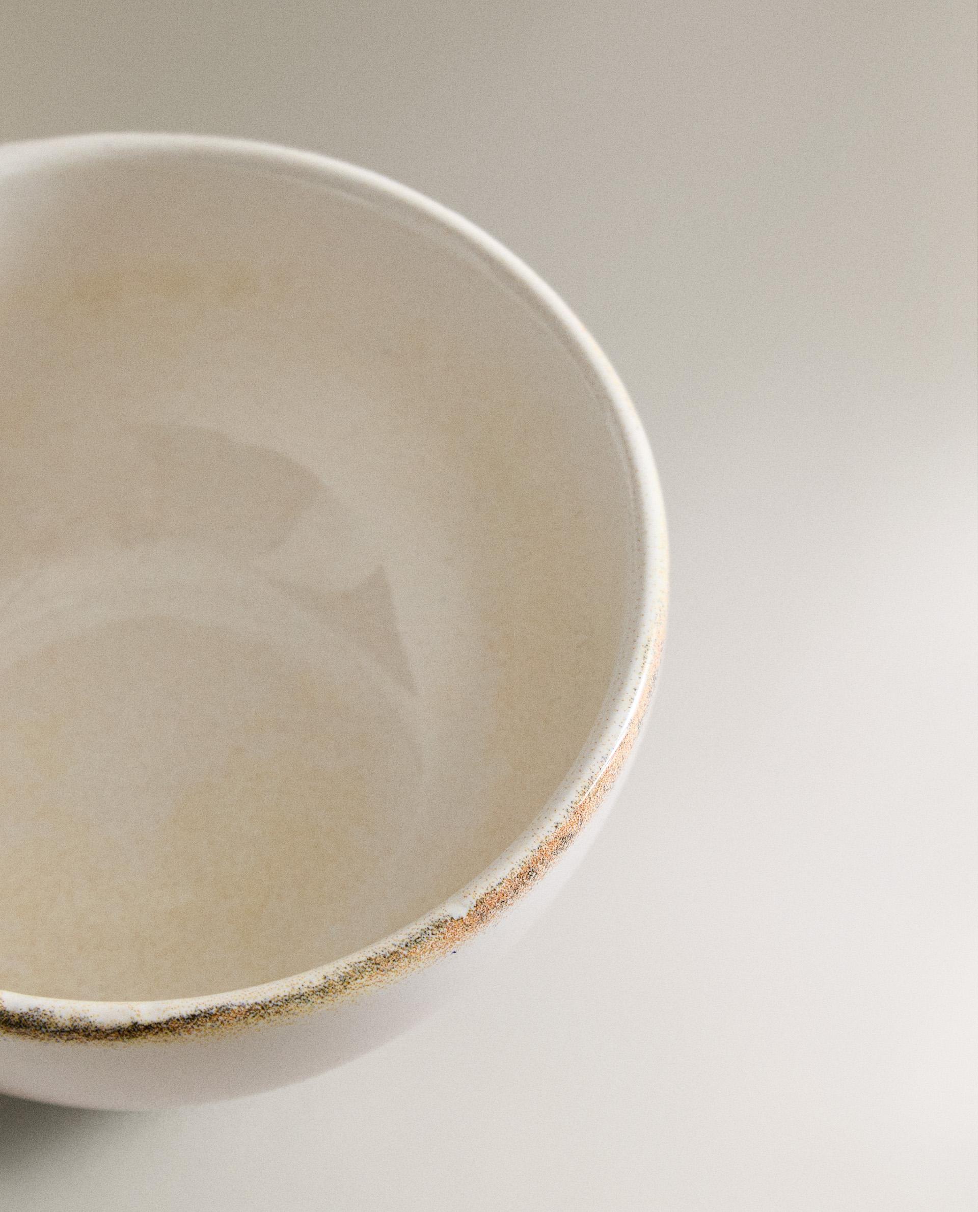 ECRU STONEWARE MINI BOWL