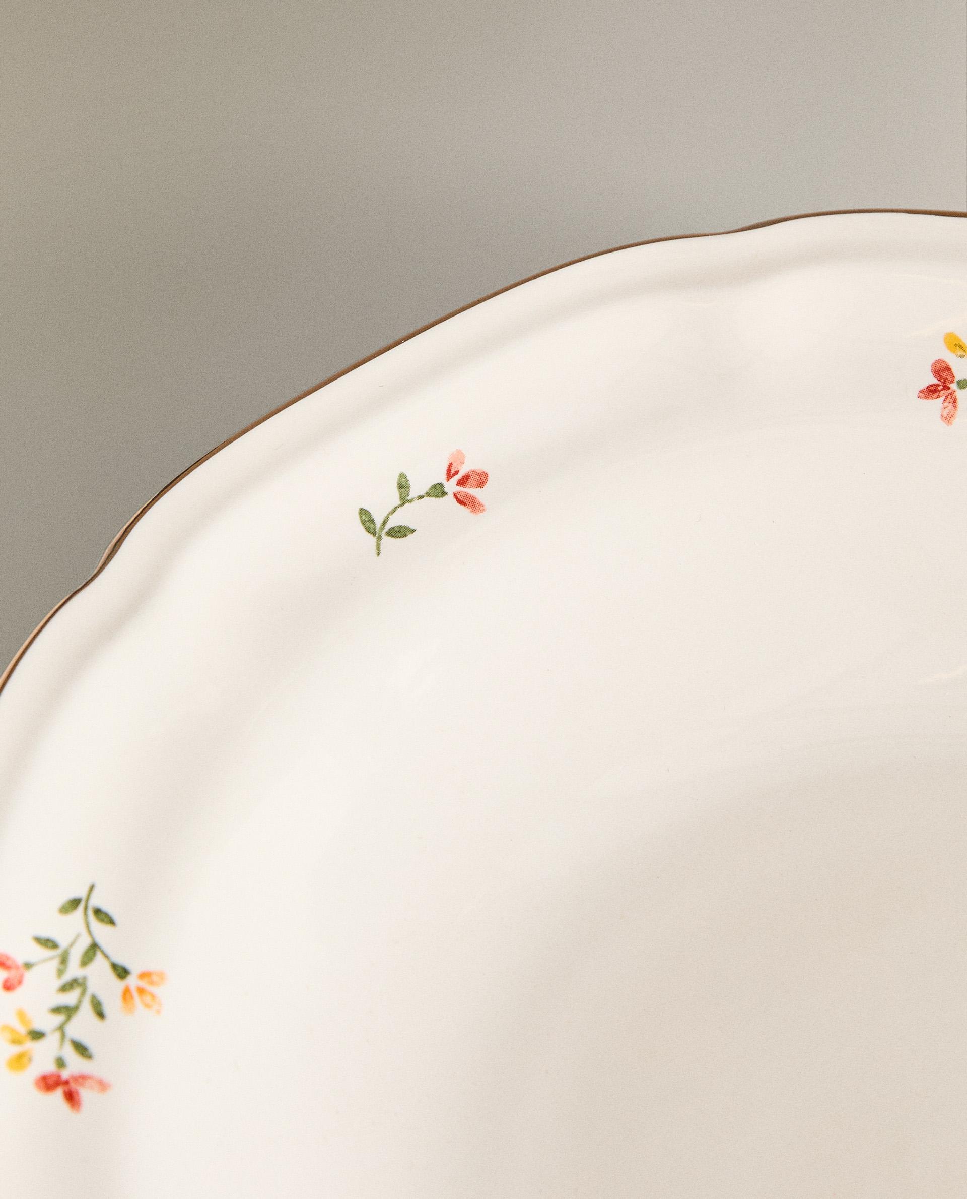 FLORAL PORCELAIN SOUP PLATE product thumbnail 6