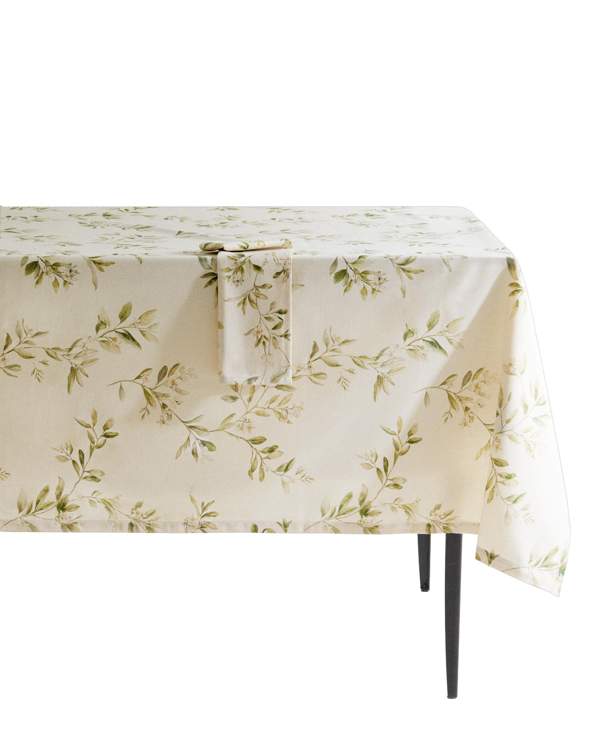 BRANCH AND FLORAL PRINT TABLECLOTH product thumbnail 3