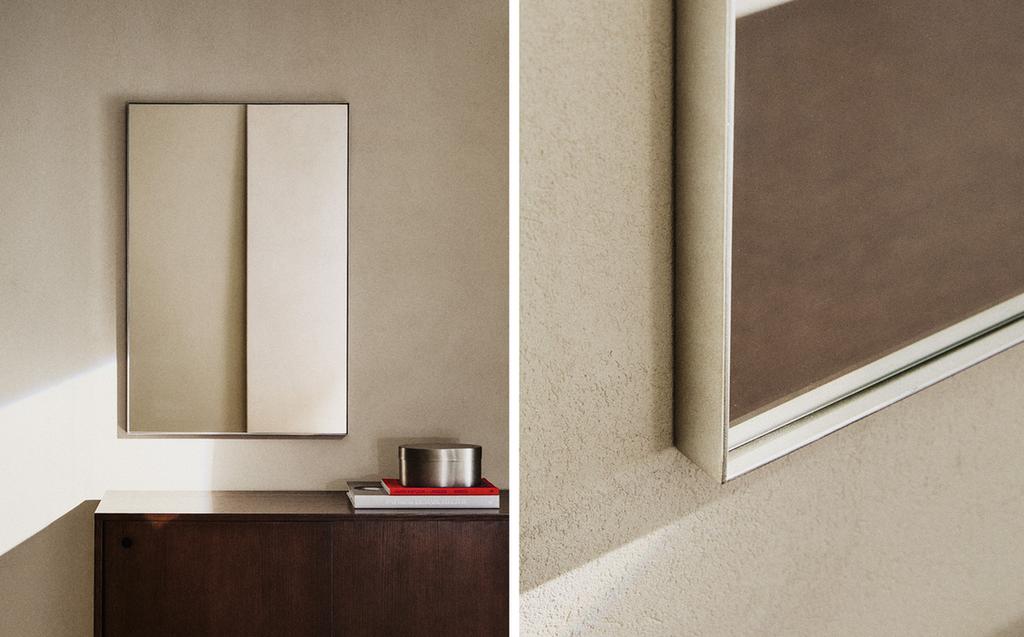 VERTICAL MIRROR WITH SILVER FRAME VERTICAL MIRROR WITH SILVER FRAME