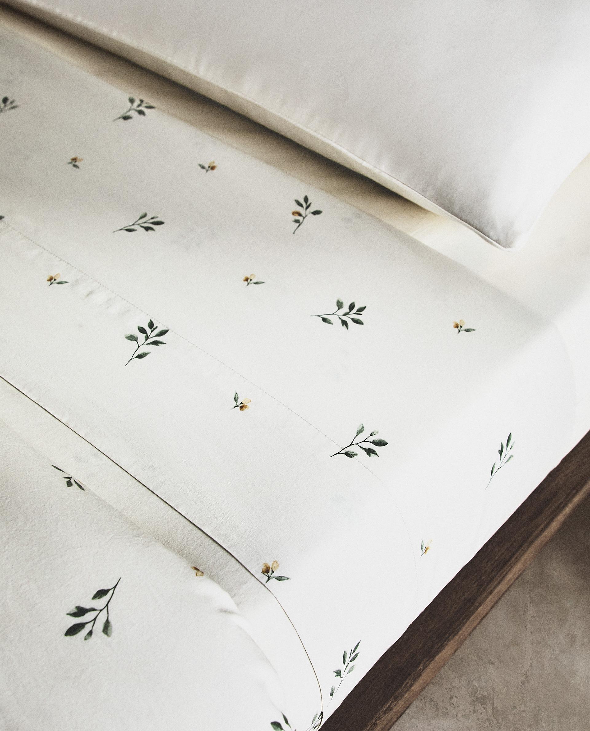 ピケ パイピング フラットシーツ | Zara Home 日本/Japan