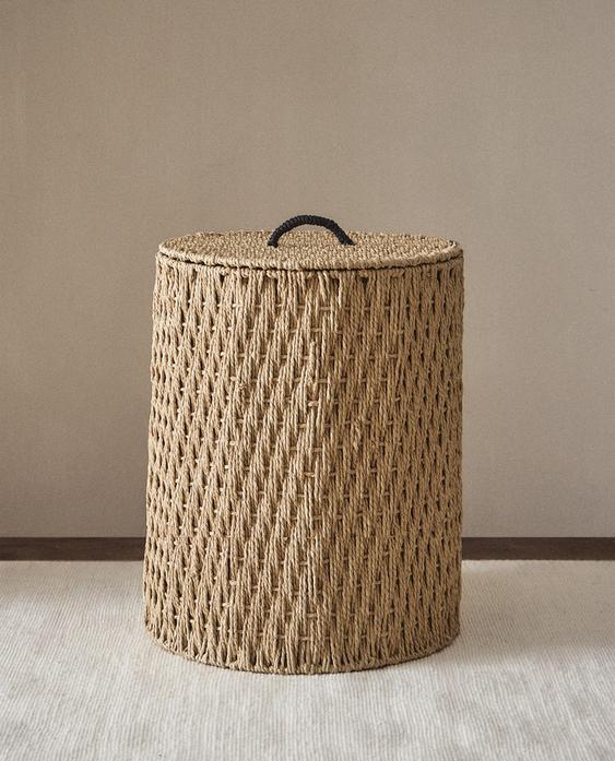 ROUND BASKET WITH LID