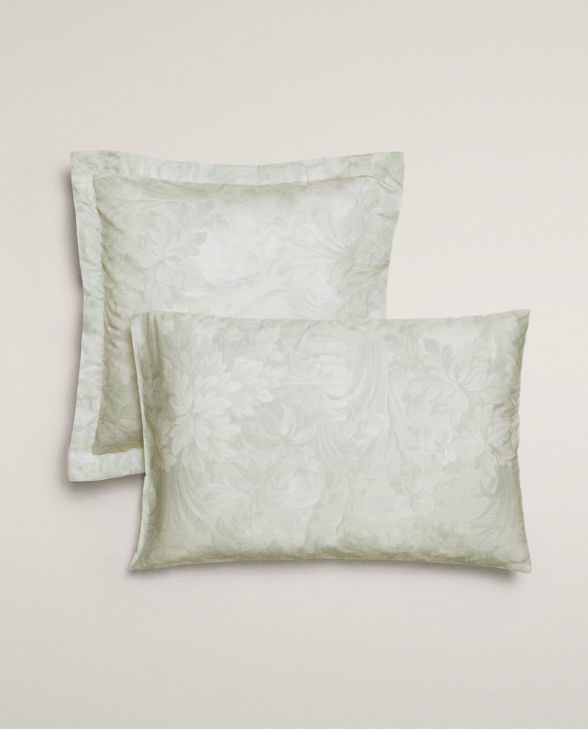 PILLOWCASE WITH FLORAL AND BRANCH PRINT product thumbnail 15