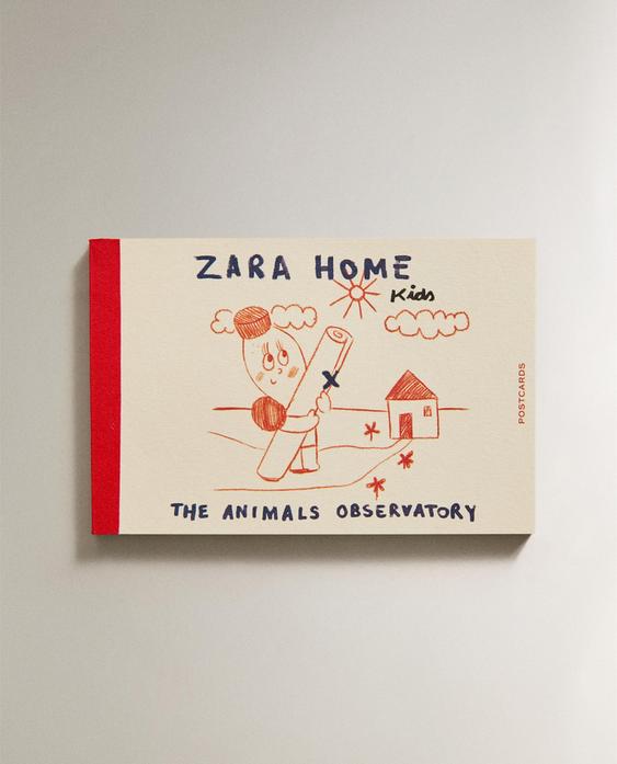 LIMONCELLA X THE ANIMALS OBSERVATORY POSTCARD NOTEBOOK