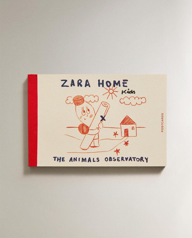 LIMONCELLA X THE ANIMALS OBSERVATORY POSTCARD NOTEBOOK LIMONCELLA X THE ANIMALS OBSERVATORY POSTCARD NOTEBOOK