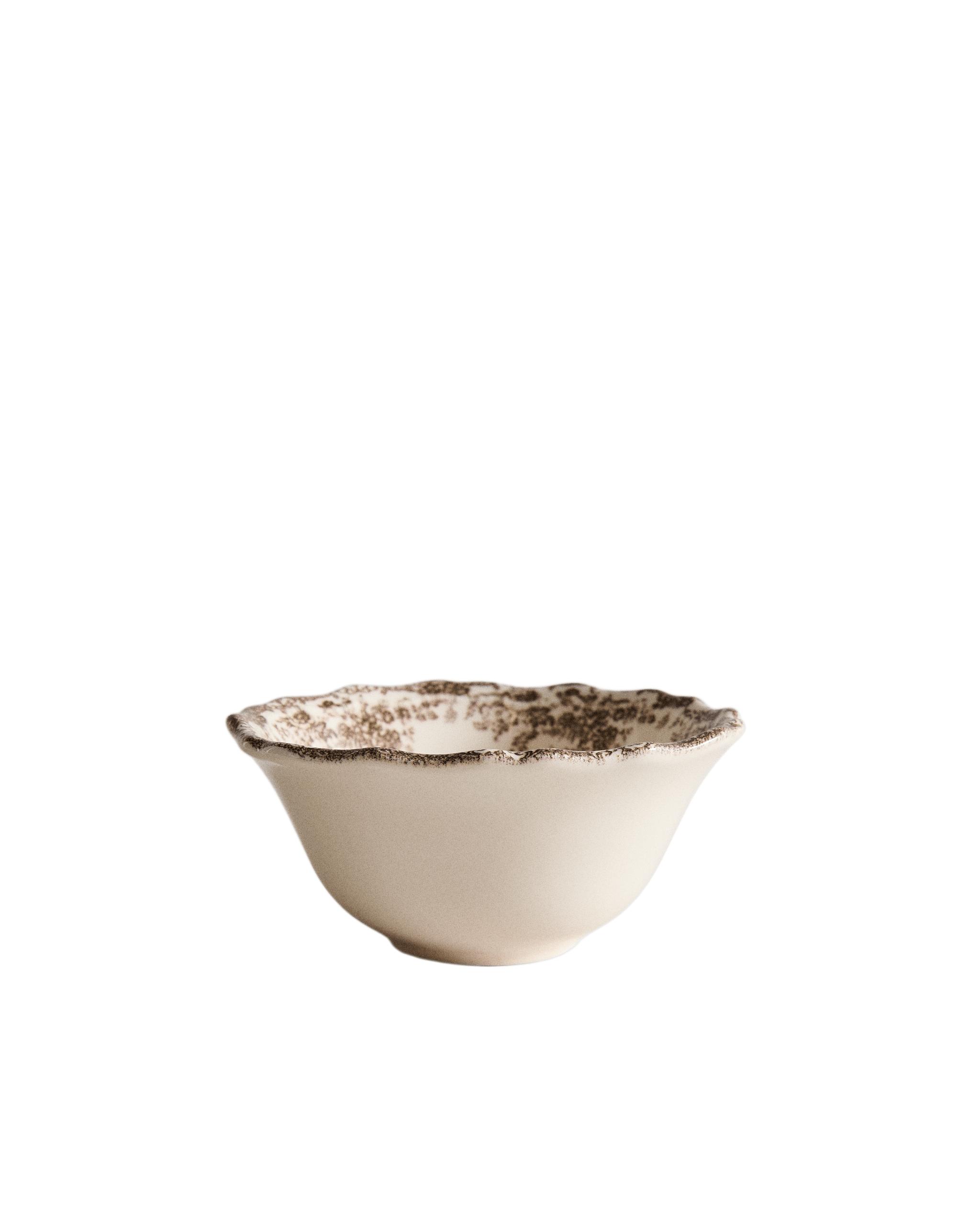 FLORAL EARTHENWARE SNACK BOWL product thumbnail 12