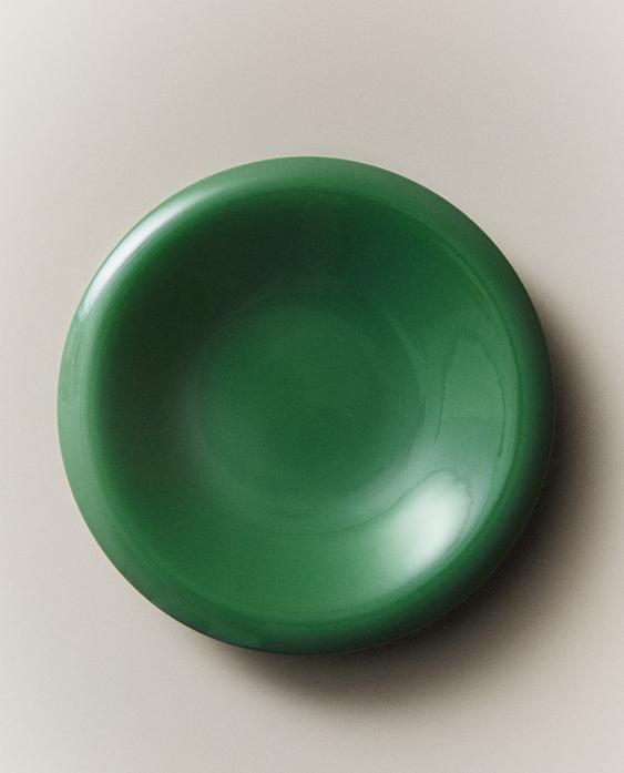 ENAMELLED STONEWARE SOUP PLATE