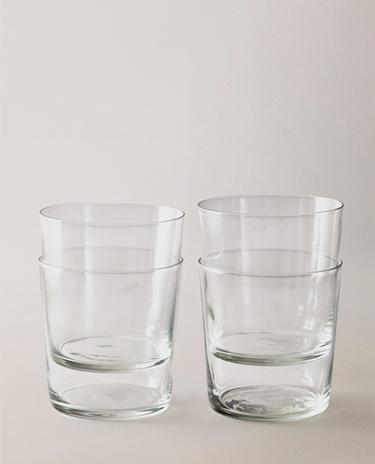 SET BICCHIERI ALTI VETRO (SET DA 4)